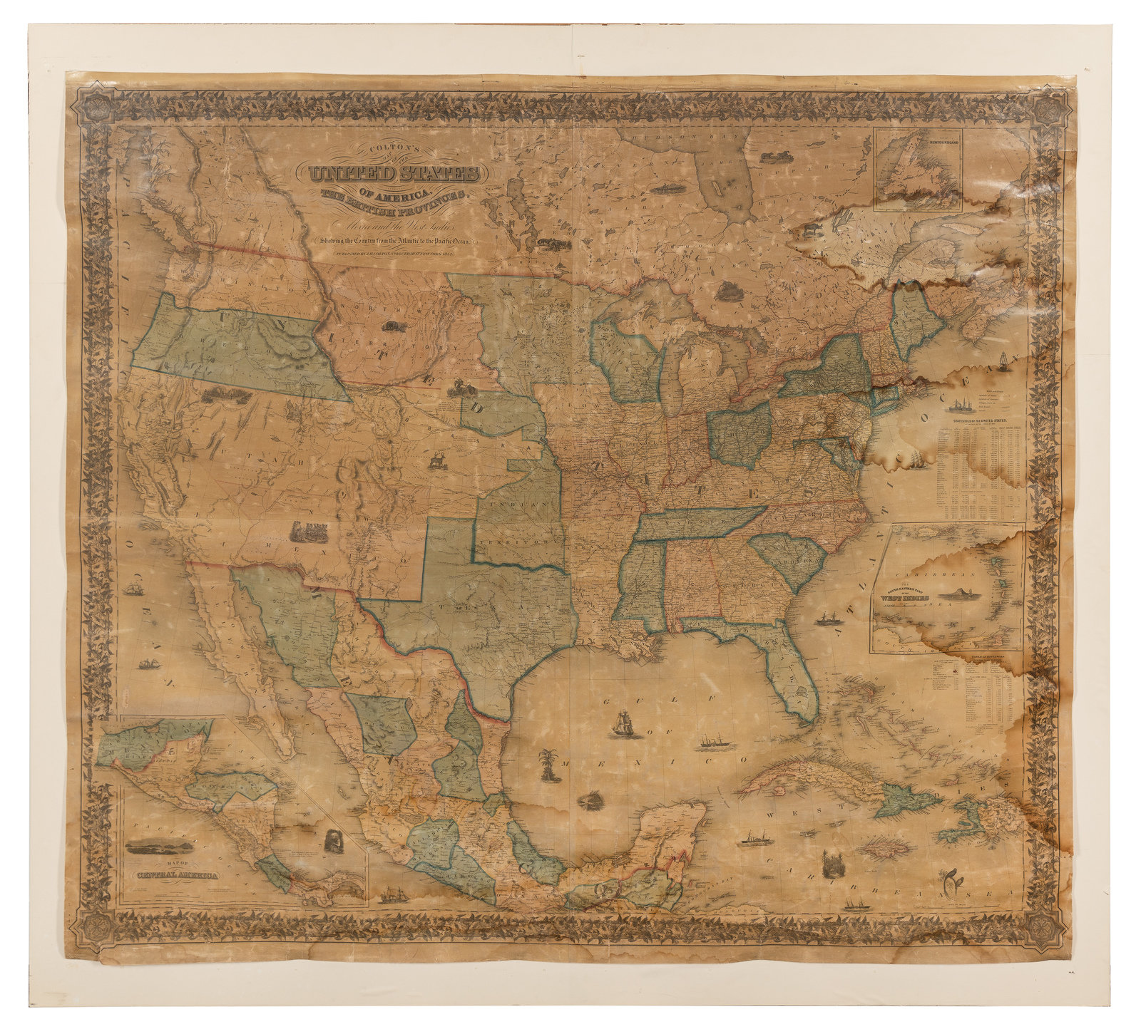 MAPS amp ATLASES COLTON Joseph Hutchins 1800 1893 Colton s