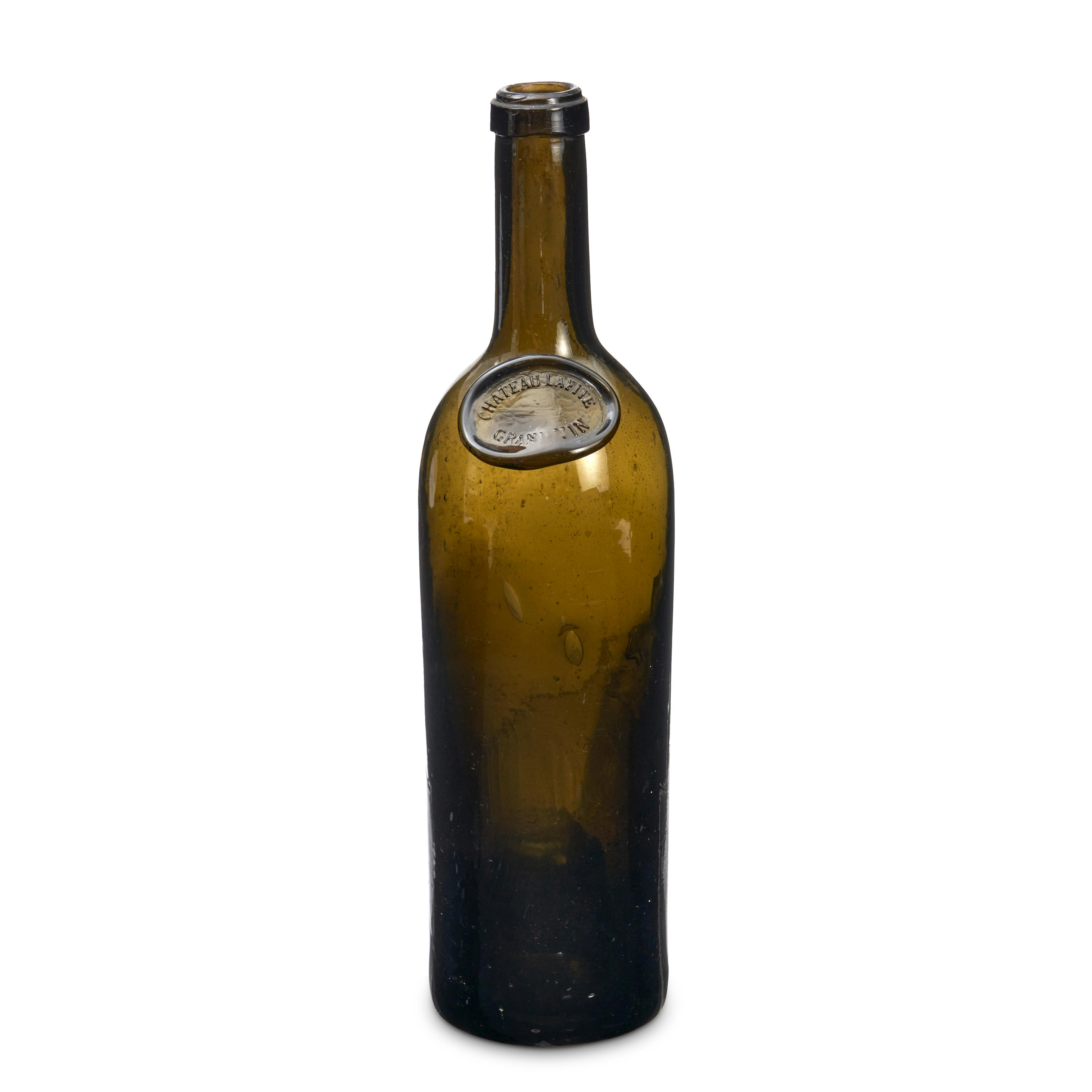 A FRENCH SEALED CYLINDER WINE BOTTLE circa 1900 05 of
