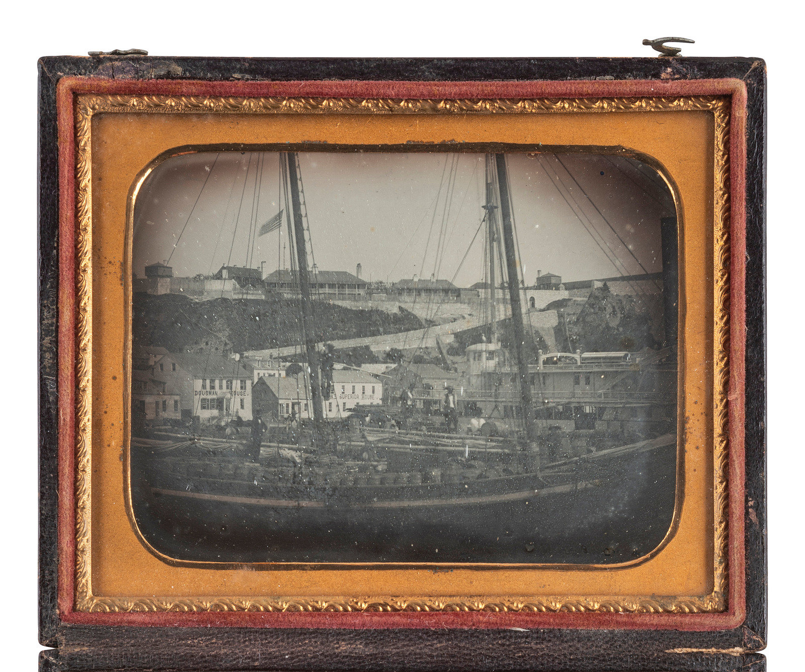 EARLY PHOTOGRAPHY Quarter plate daguerreotype possibly the earliest known photograph