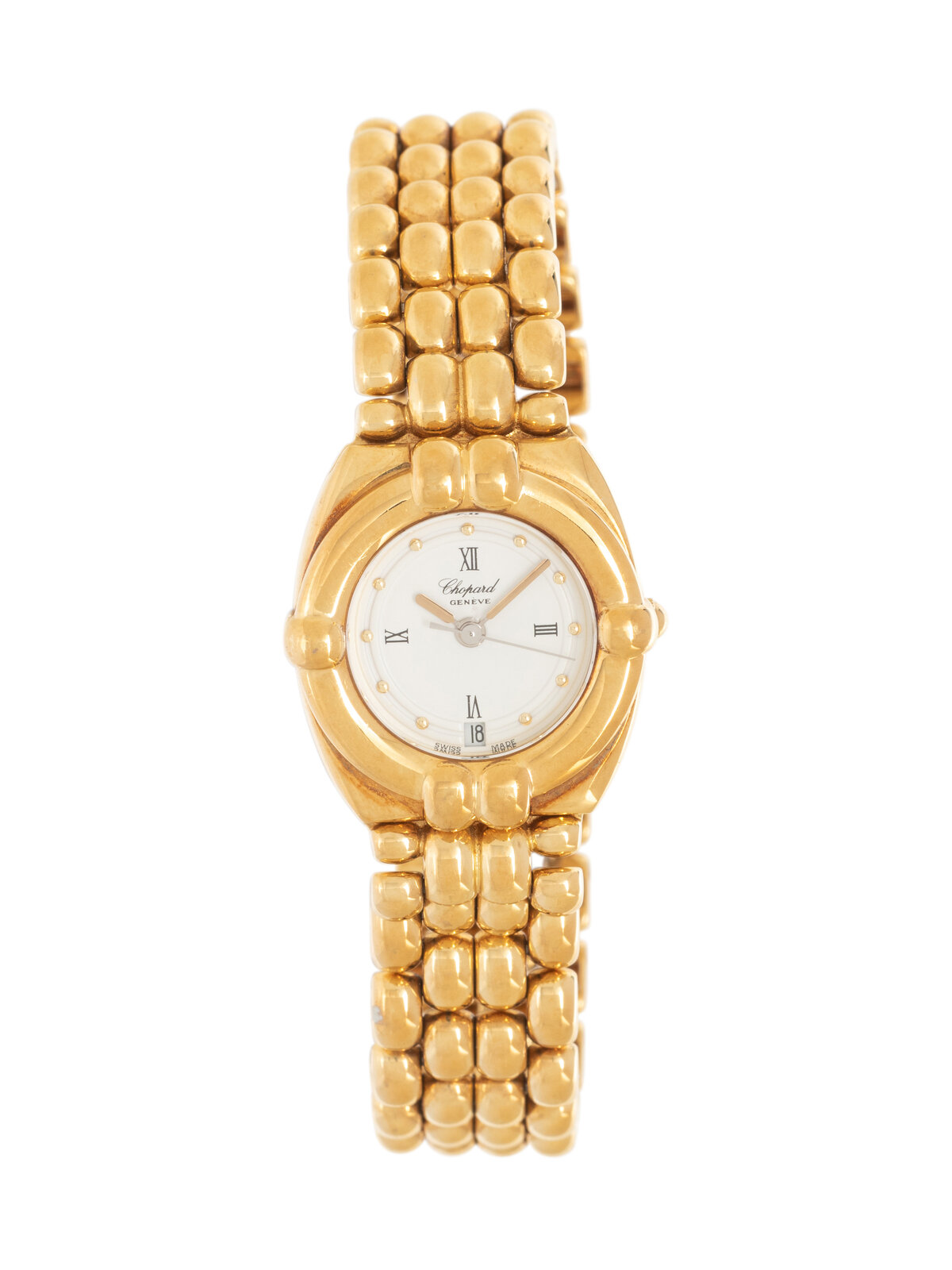 CHOPARD 18K YELLOW GOLD GSTAAD WATCH Maker Chopard Model Gstaad