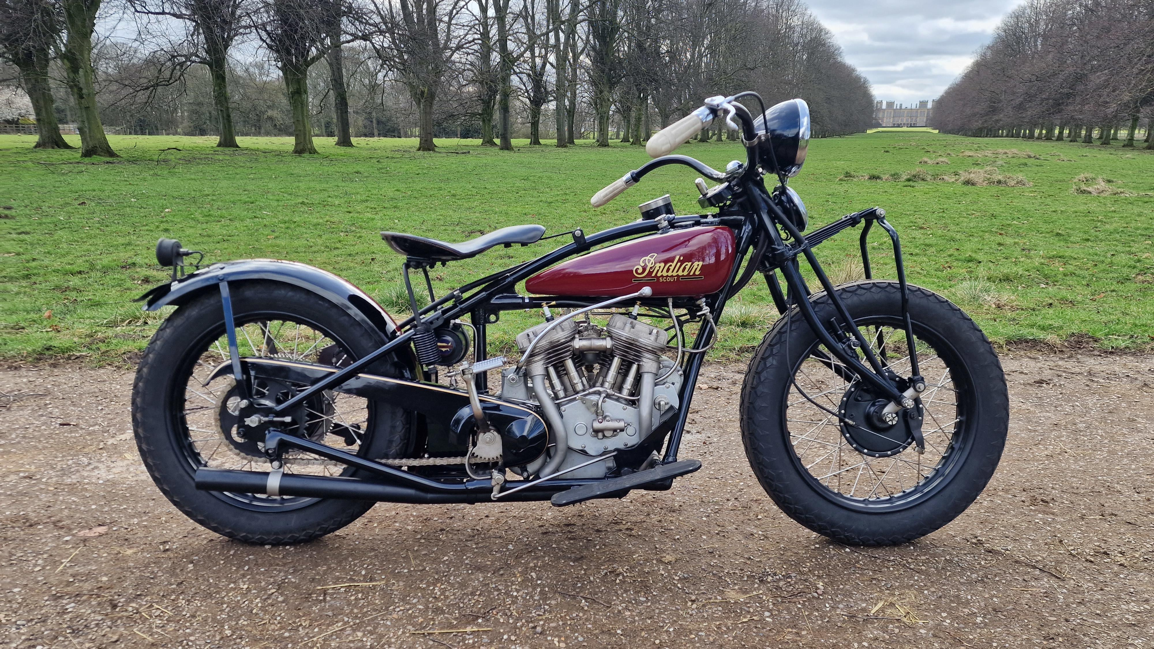 1930 INDIAN 750CC 101 SCOUT REGISTRATION NO NOT REGISTERED FRAME