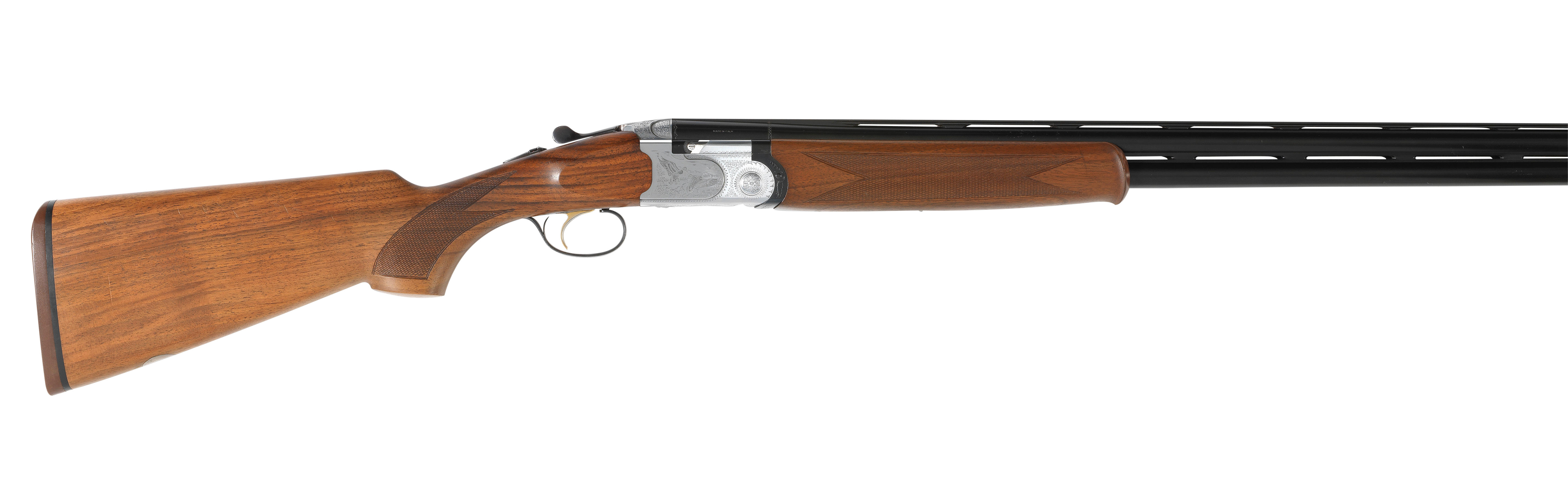 A 12 BORE MOD S687 SINGLE TRIGGER OVER AND UNDER