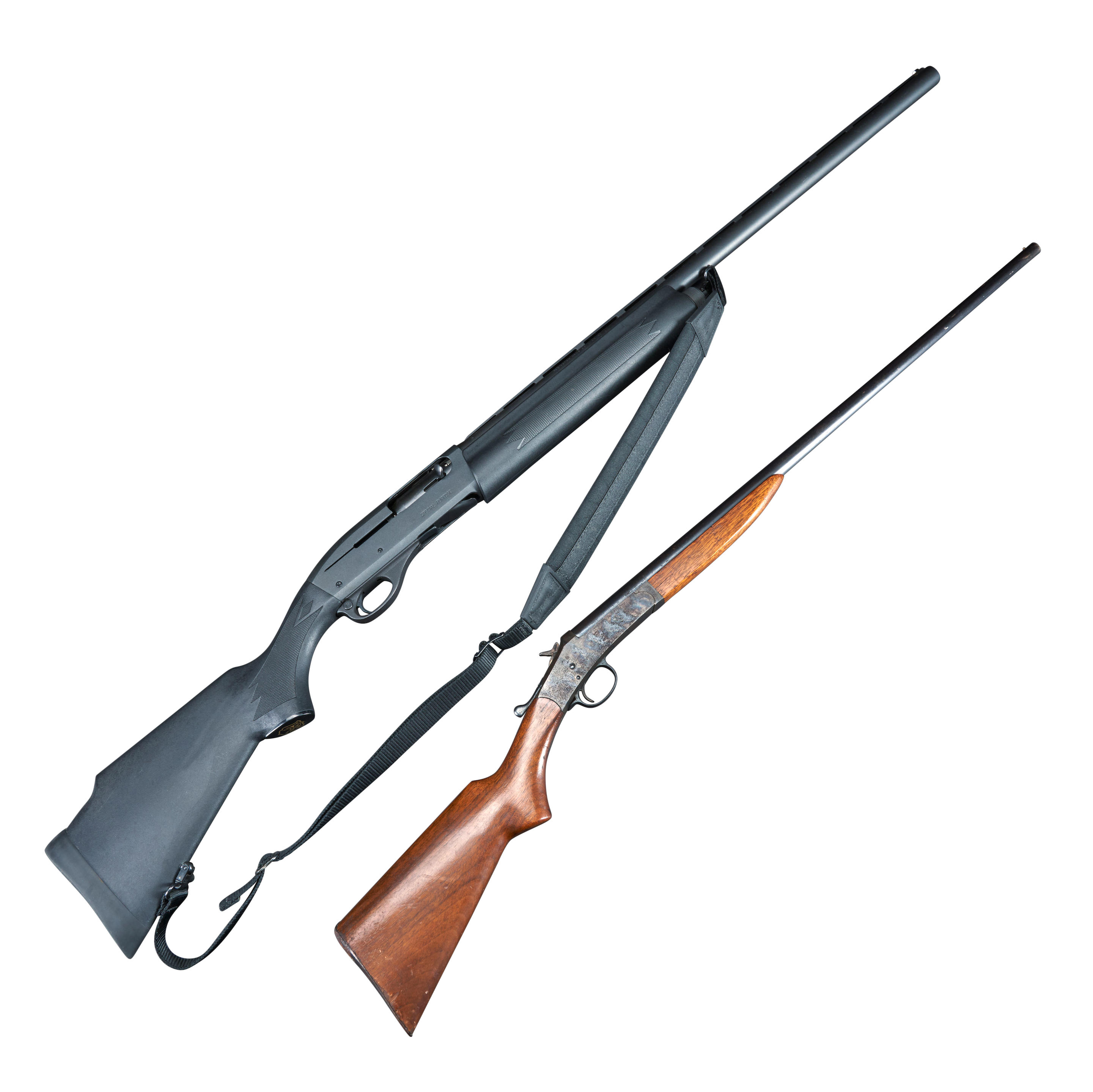 TWO SHOTGUNS 20TH CENTURY Remington Model 11 87 Special Purpose