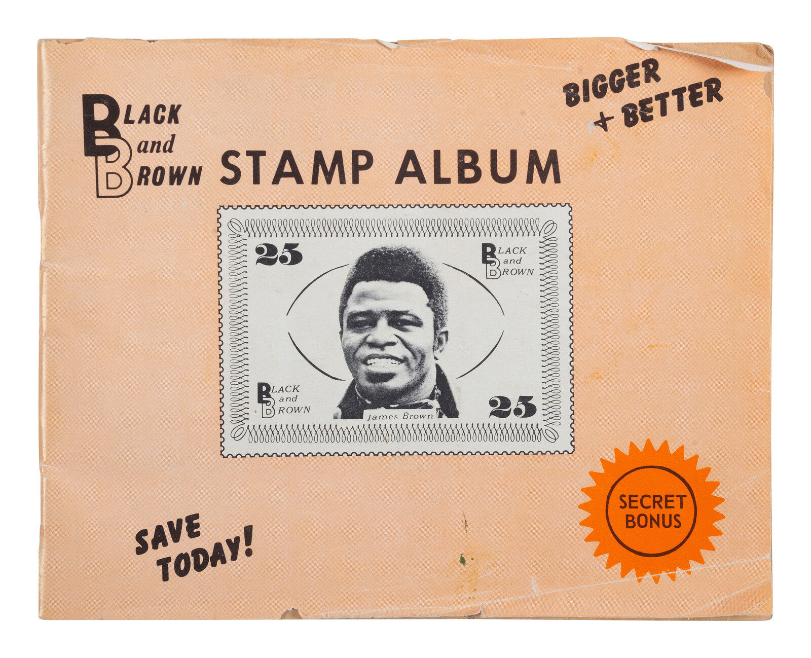 BUSINESS MUSIC Black and Brown Stamp Album San Francisco CA