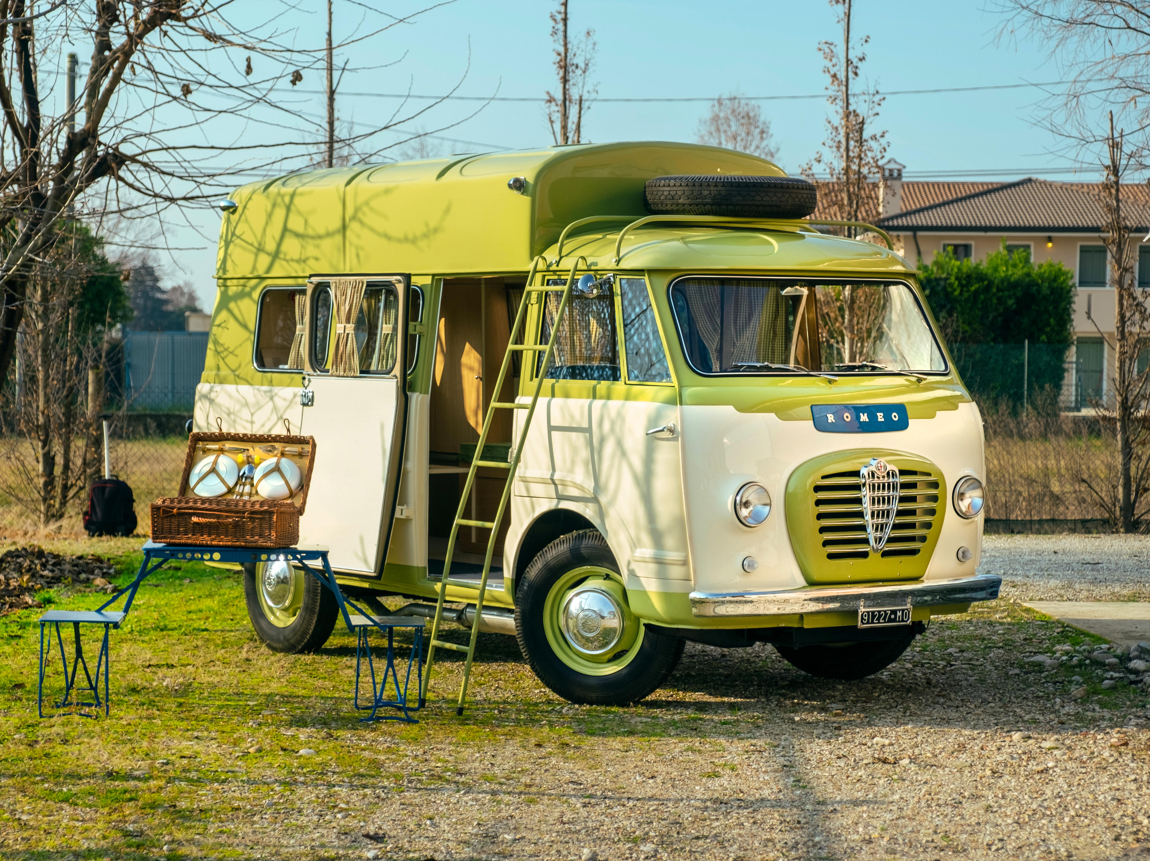 1955 ALFA ROMEO T10 AUTOTUTTO ROMEO CAMPERVAN CHASSIS NO AR