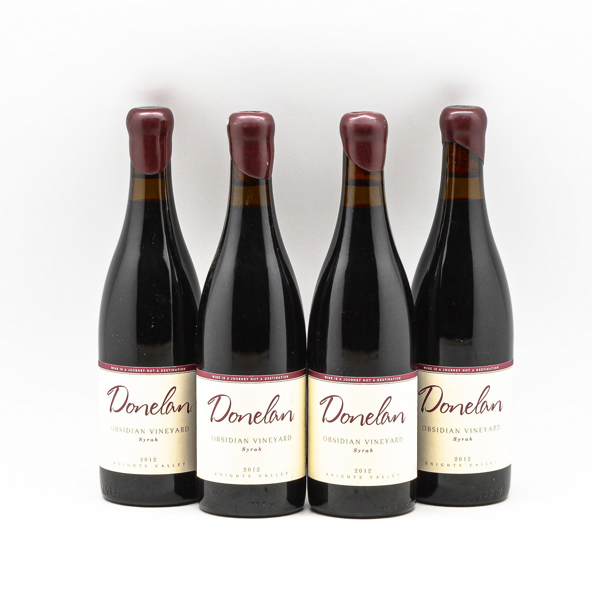 DONELAN OBSIDIAN 2012 4 BOTTLES Donelan Obsidian 2012 4 bottles