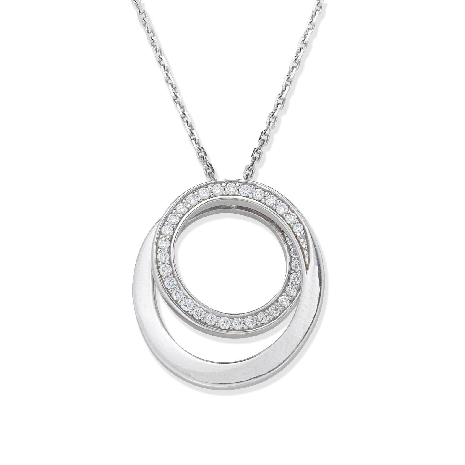 CARTIER DIAMOND SET ETINCELLE DE CARTIER PENDANT NECKLACE Of looped