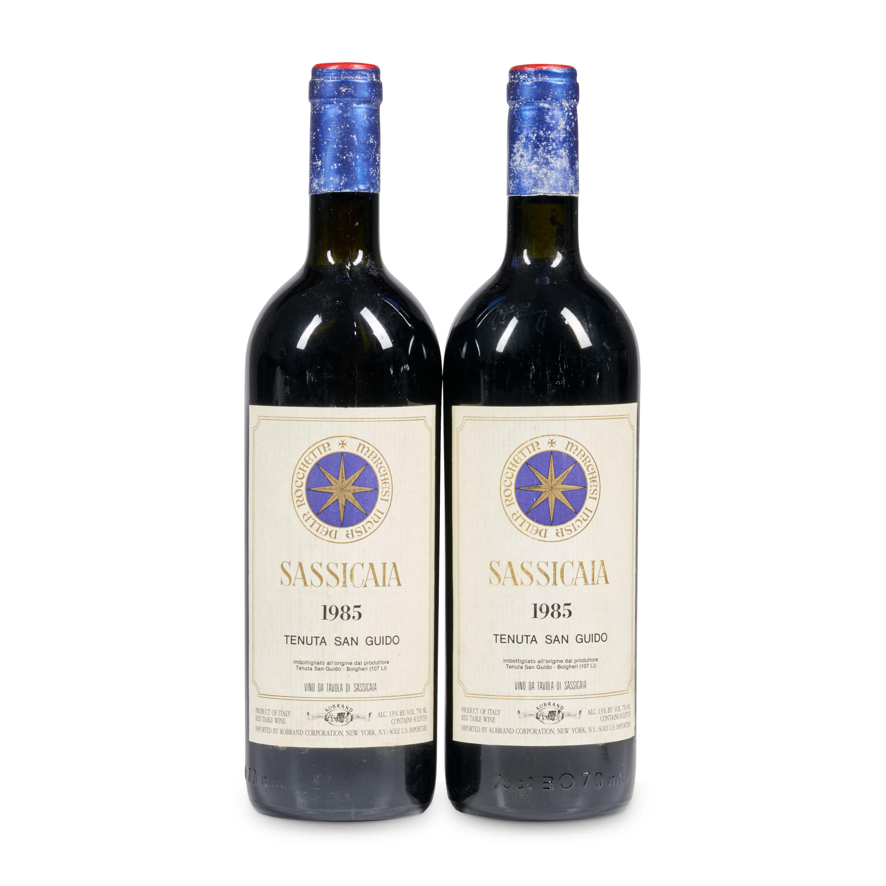 TENUTA SAN GUIDO SASSICAIA 1985 2 BOTTLES Tenuta San Guido