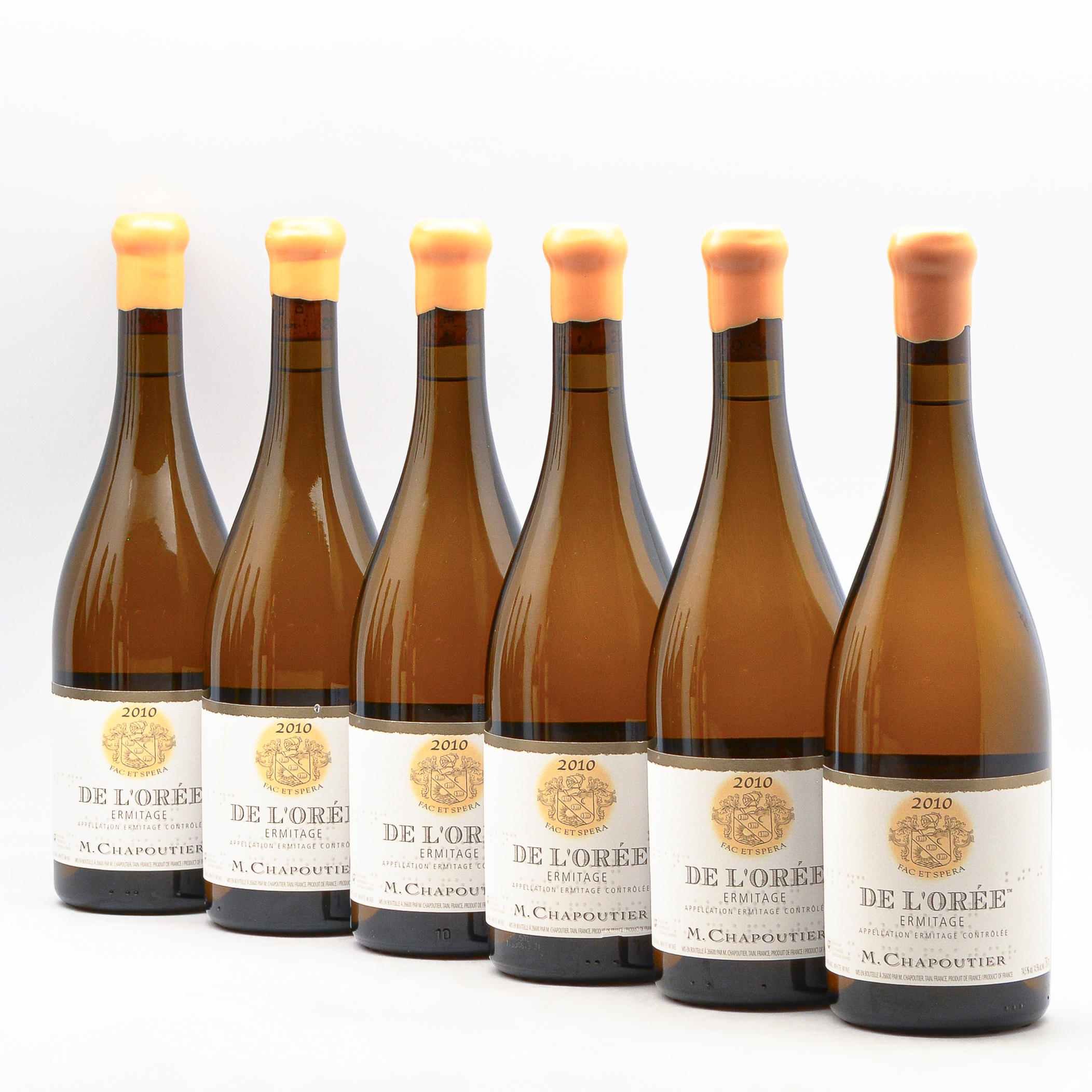 M CHAPOUTIER HERMITAGE BLANC L OREE 2010 6 BOTTLES M