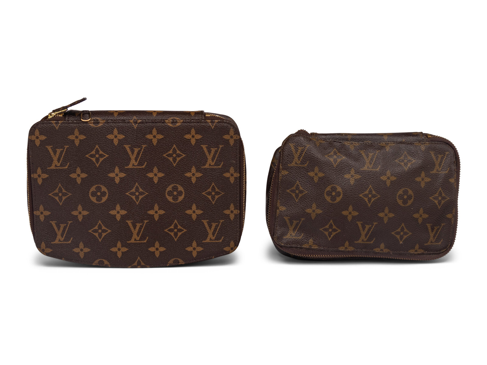 Two Louis Vuitton Monogram Pouches THE FIRST Louis Vuitton Monogram