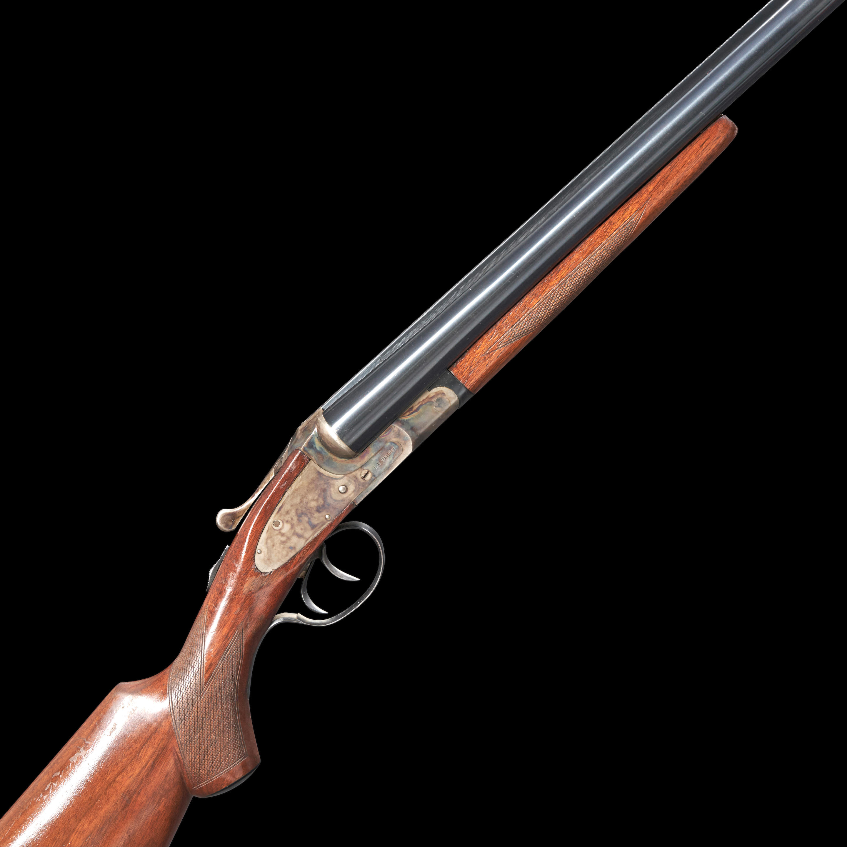 L C SMITH FIELD GRADE 12 GAUGE DOUBLE BARREL SHOTGUN