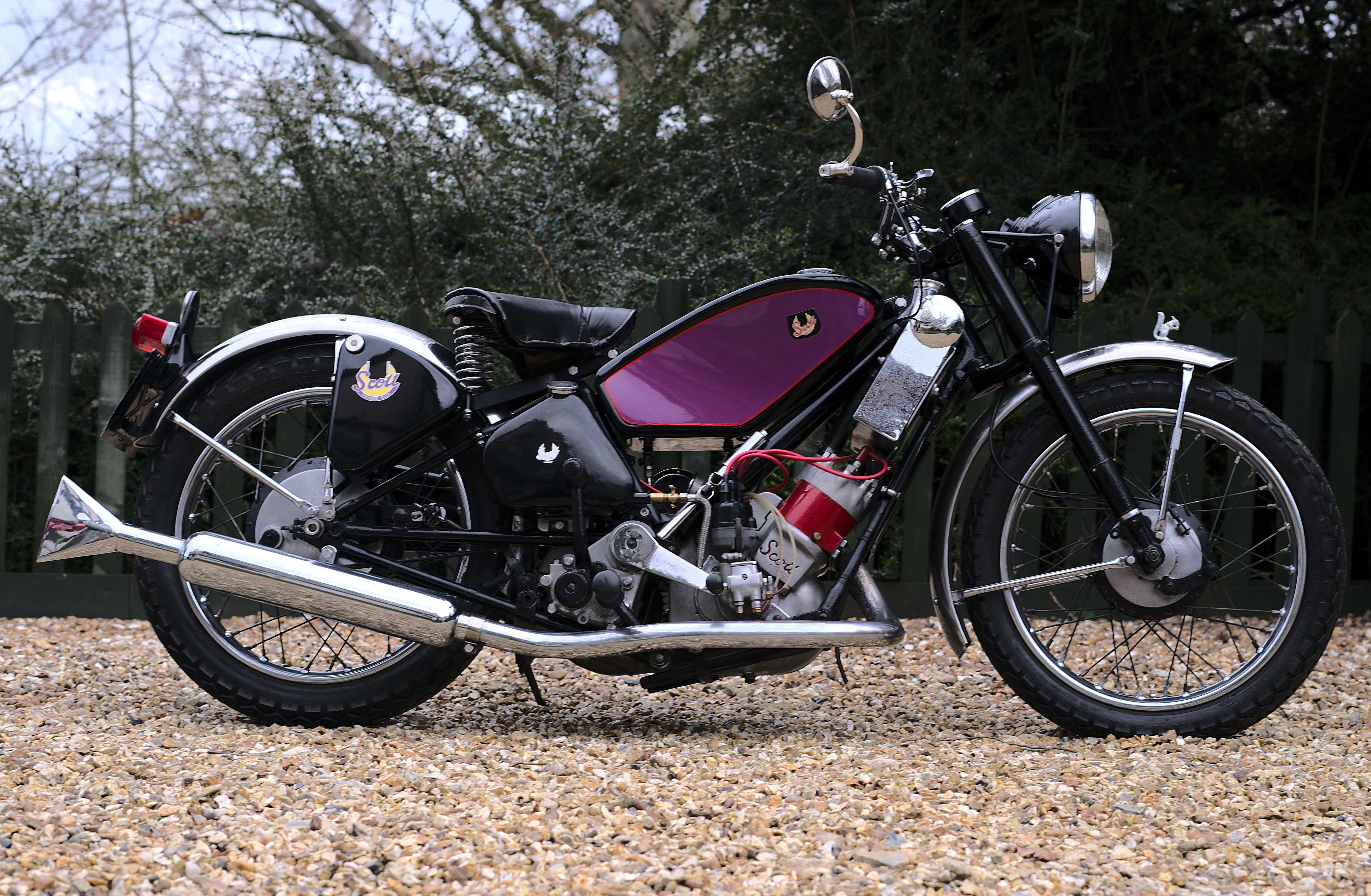 1937 1949 SCOTT 596CC FLYING SQUIRREL REGISTRATION NO TMF 508