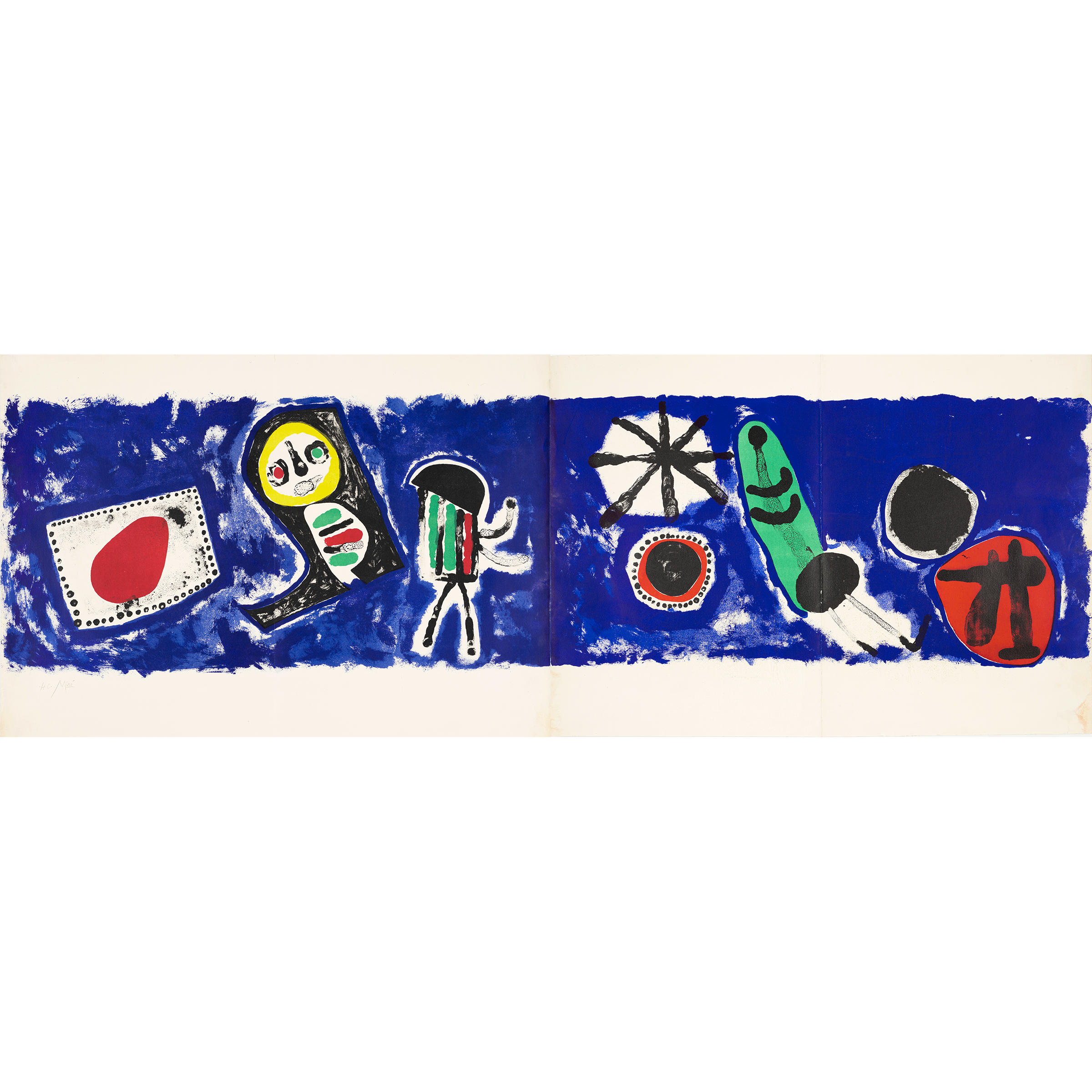 JOAN MIR 1893 1983 Nocturne Mourlot 204 1958 Lithograph in