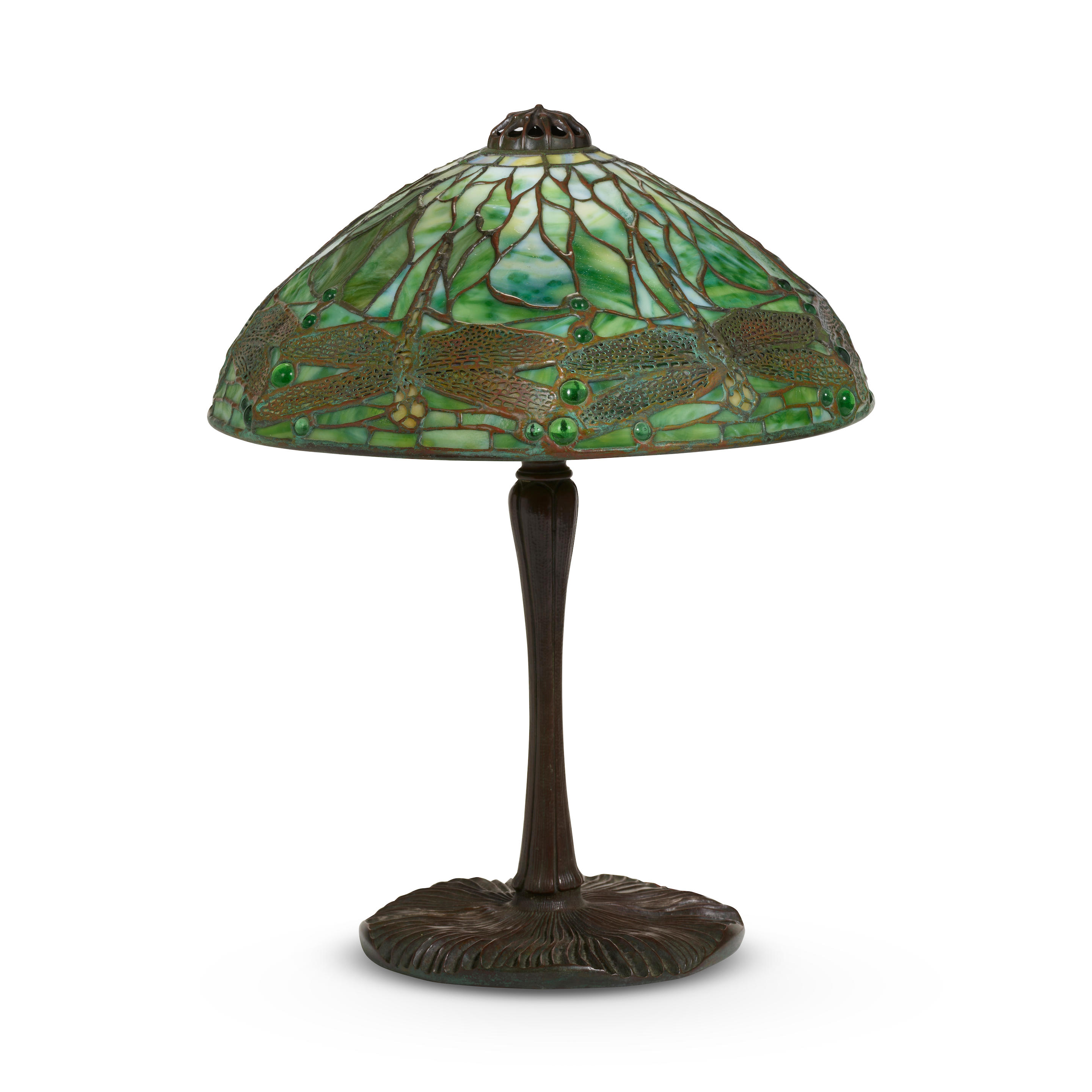 TIFFANY STUDIOS 1899 1930 Dragonfly Table Lamp circa 1910 with