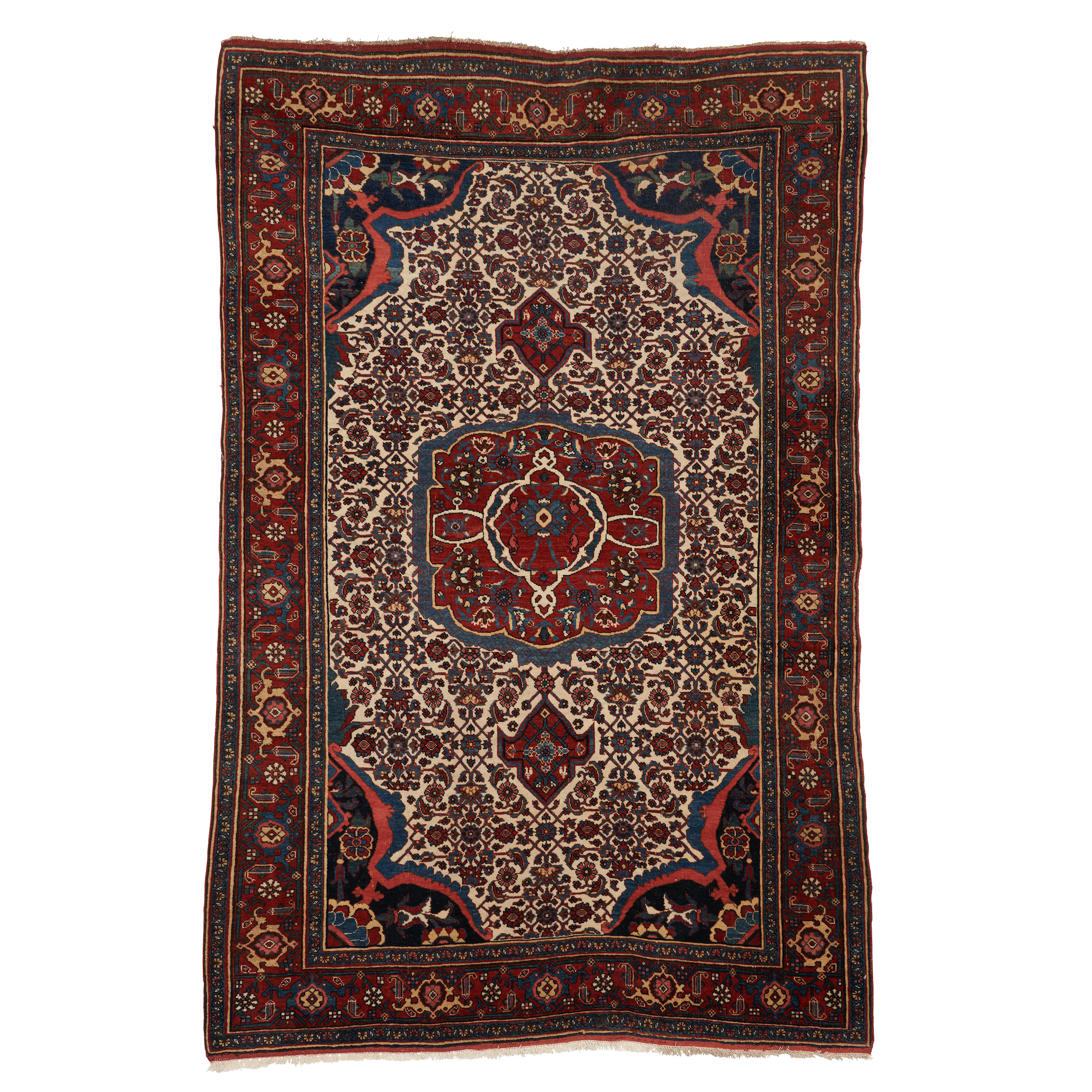 FINE BIDJAR RUG Iran c 1890 a nicely designed classic