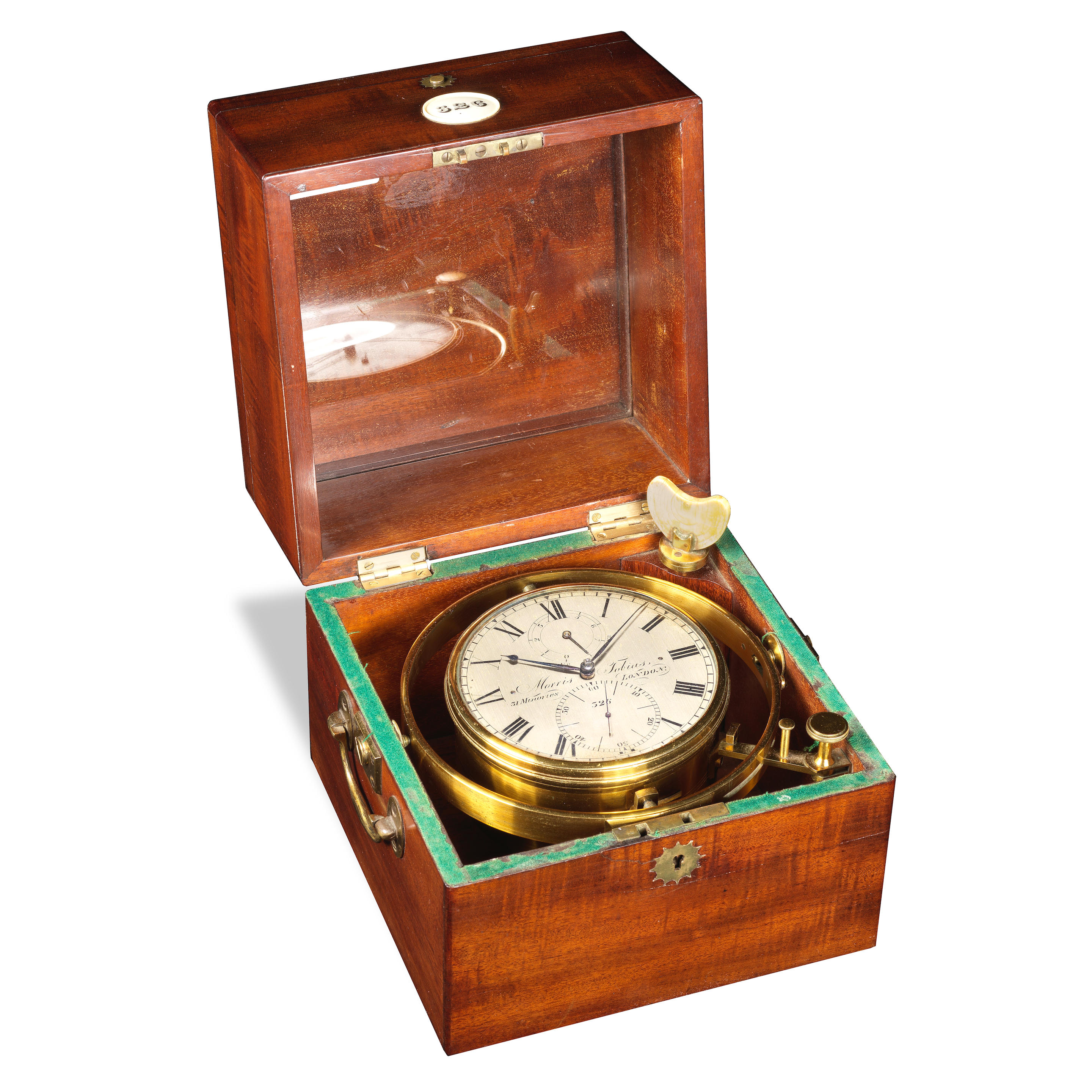 A FINE AND RARE EARLY 19TH CENTURY MAHOGANY EIGHT DAY