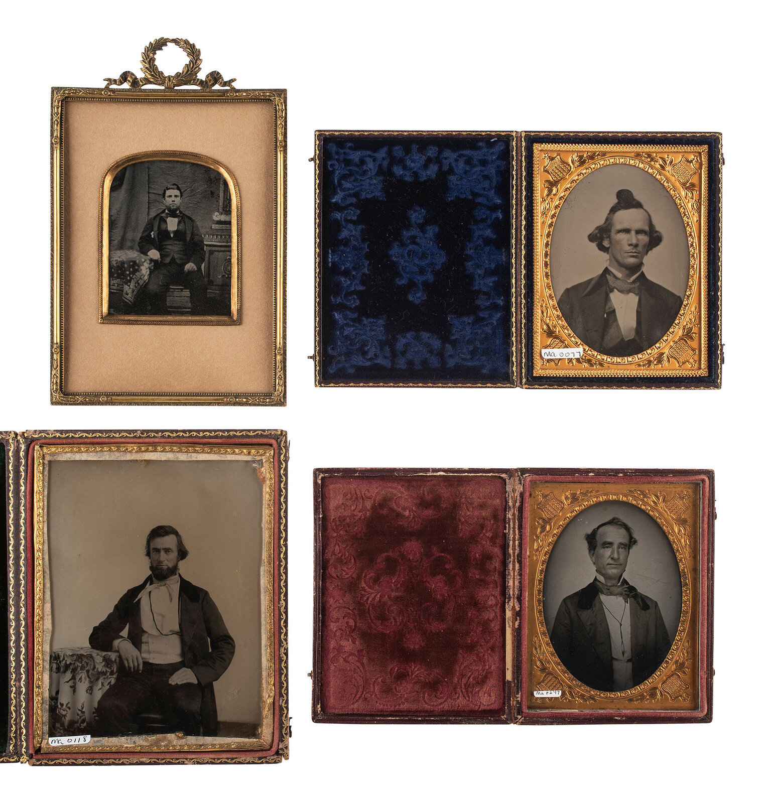 EARLY PHOTOGRAPHY 22 hard images of men with facial hair