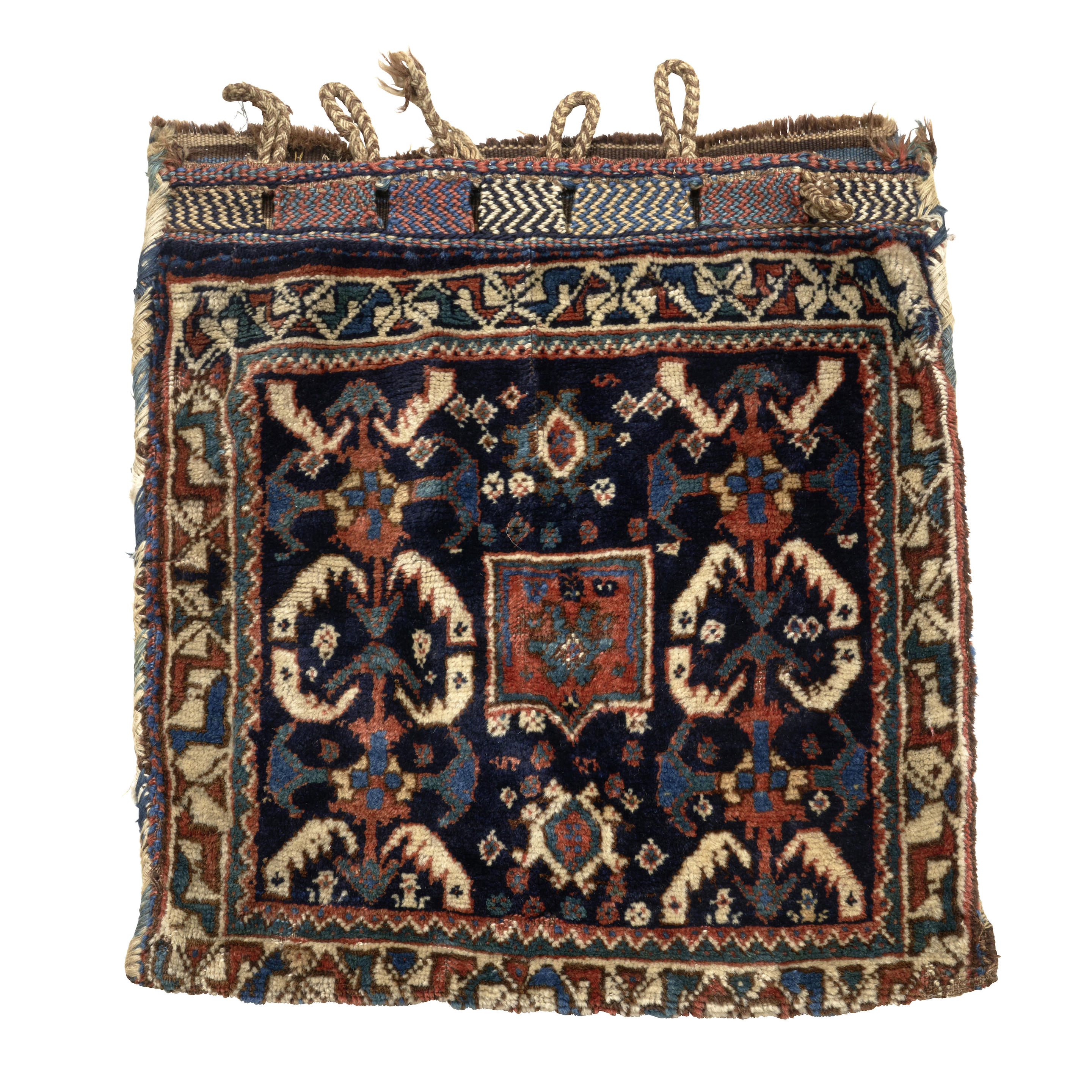 SOUTHWEST PERSIAN BAG Iran c 1900 A playful drawing good