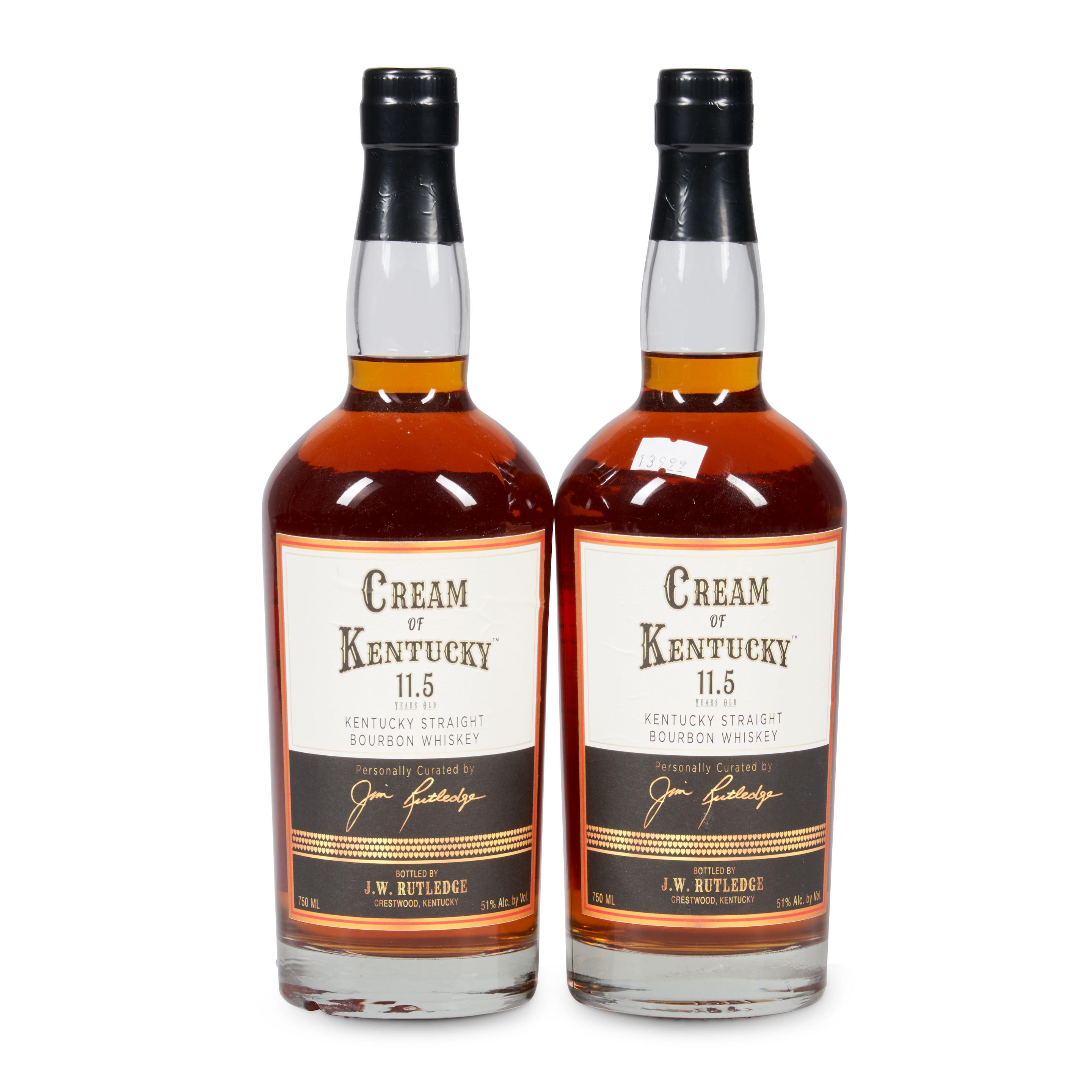 CREAM OF KENTUCKY 11 5 YEARS OLD 2 750ML BOTTLES