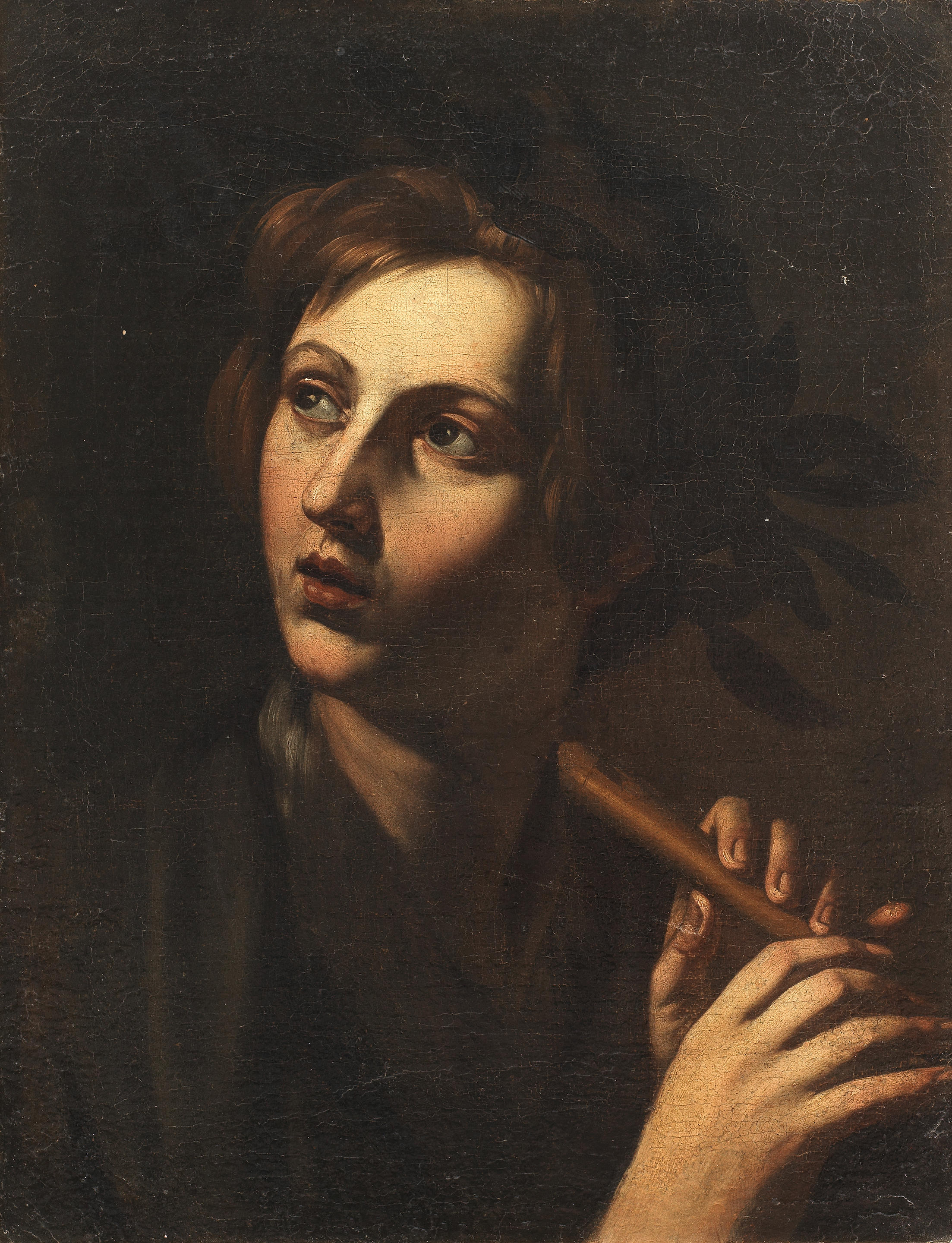 FOLLOWER OF BARTOLOMEO MANFREDI OSTIANO 1582 1622 ROME A boy