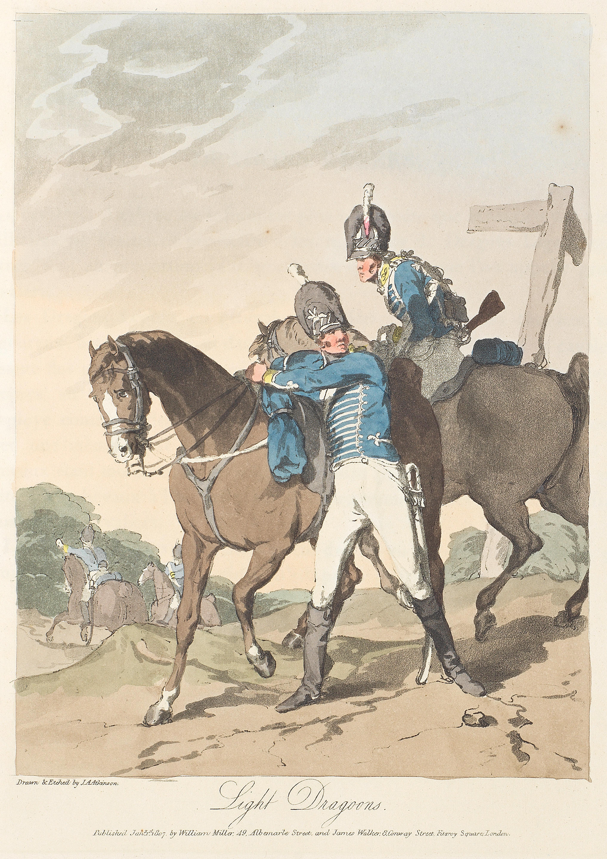 ATKINSON JOHN AUGUSTUS A Picturesque Representation of the Naval Military