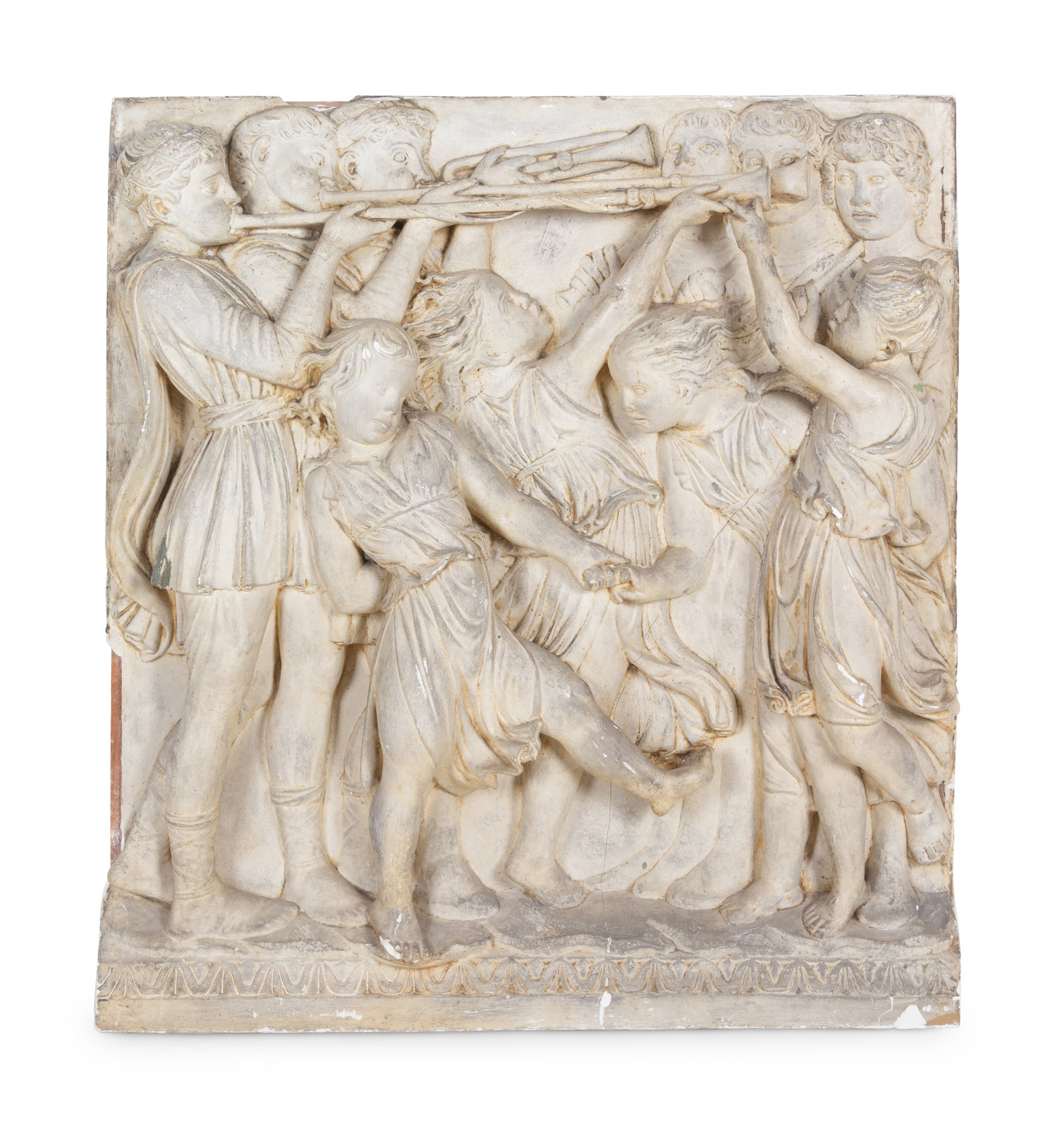 A Neoclassical Style Plaster Relief Panel Early 20th Century Height