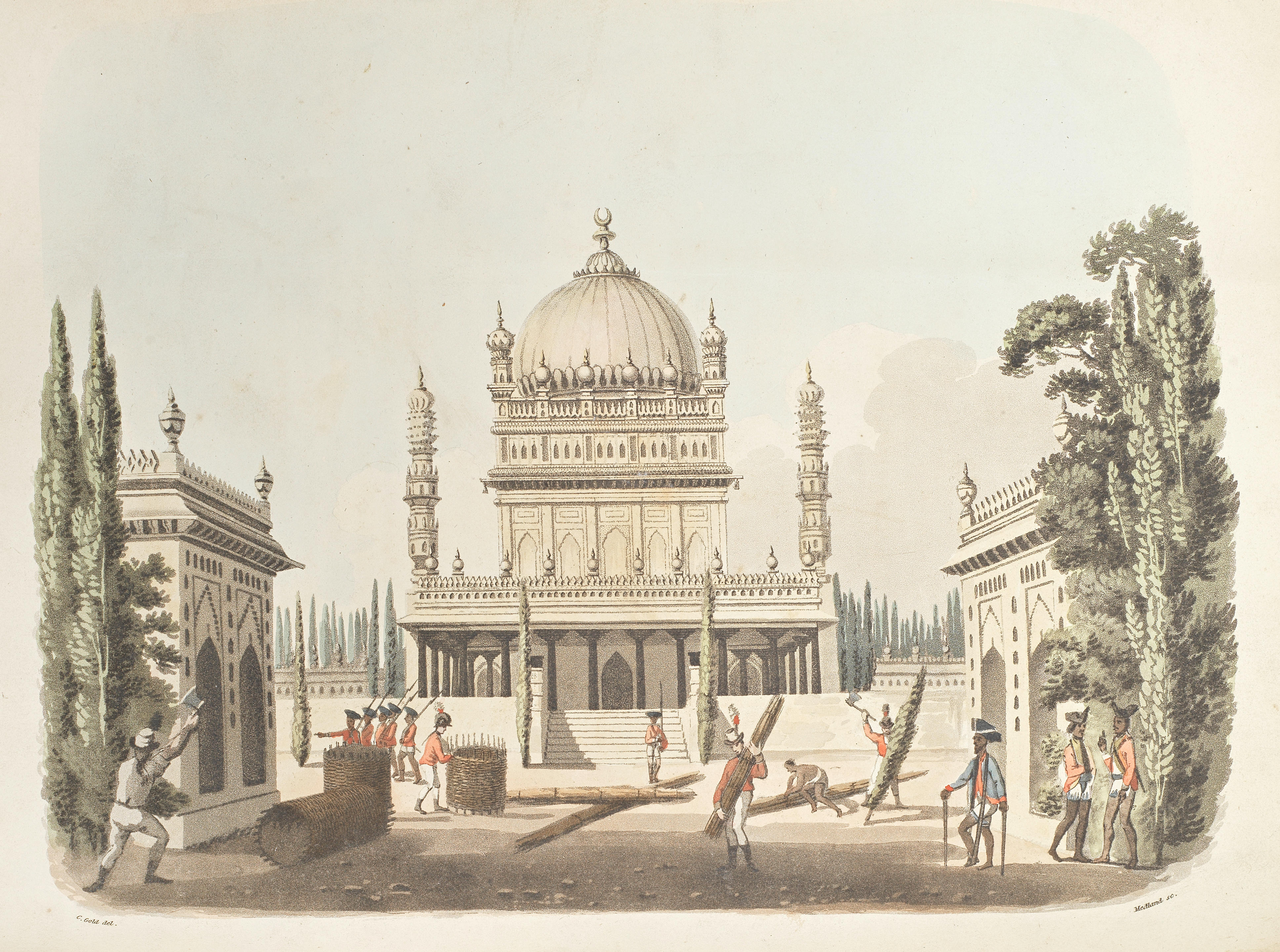 GOLD CHARLES Oriental Drawings Sketched Between the Years 1791 and