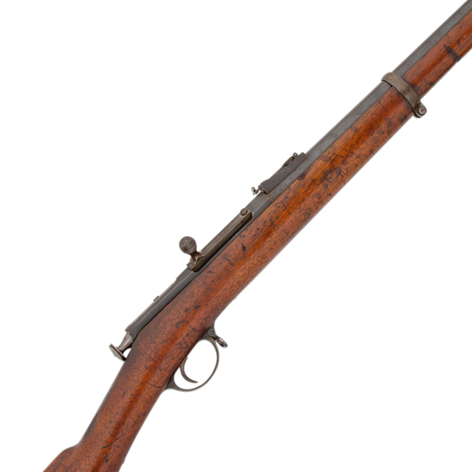 A 10 66X57R BERDAN M1870 II BOLT ACTION SERVICE RIFLE