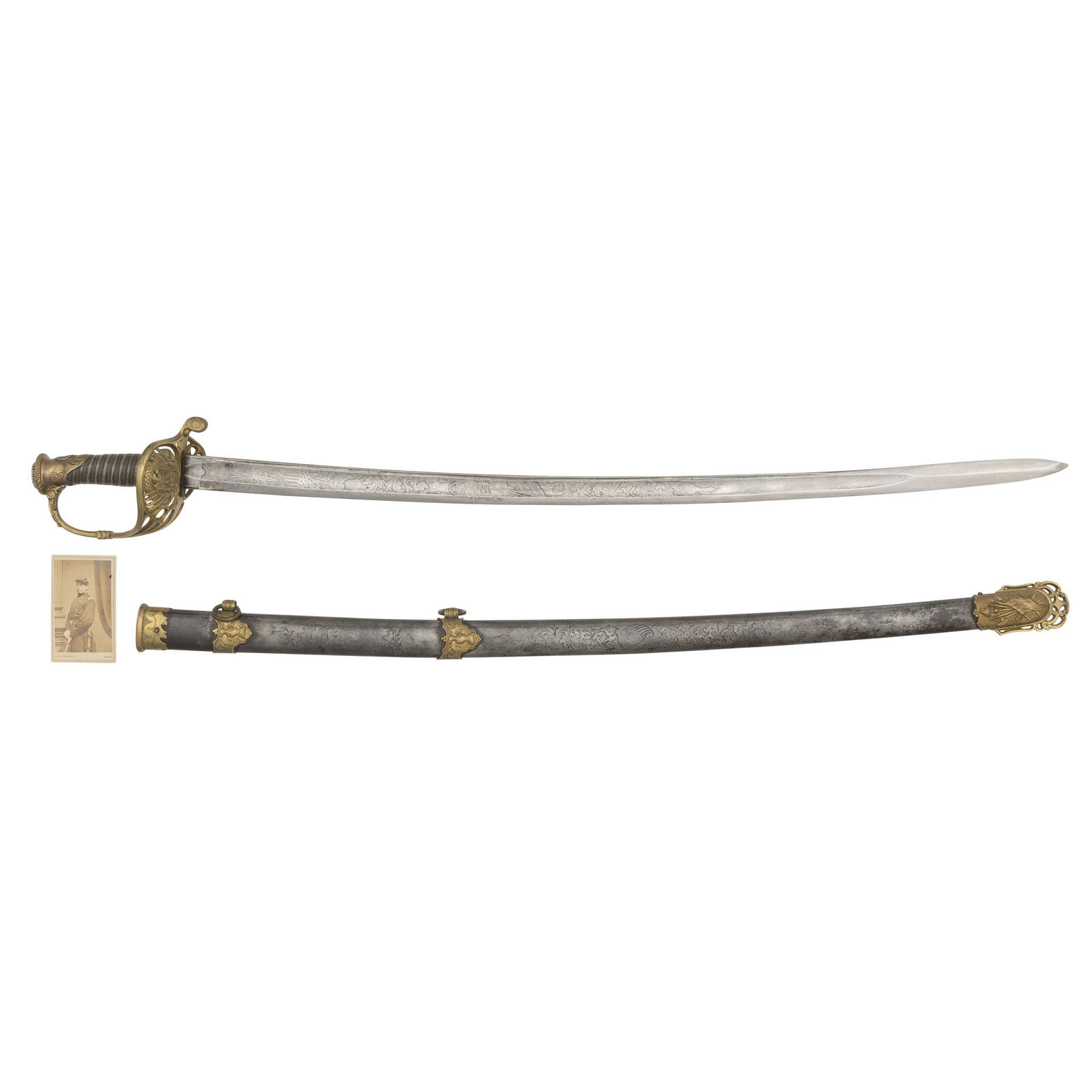 Sauerbier Non Regulation British Rifle Officers Sword Presented to Major