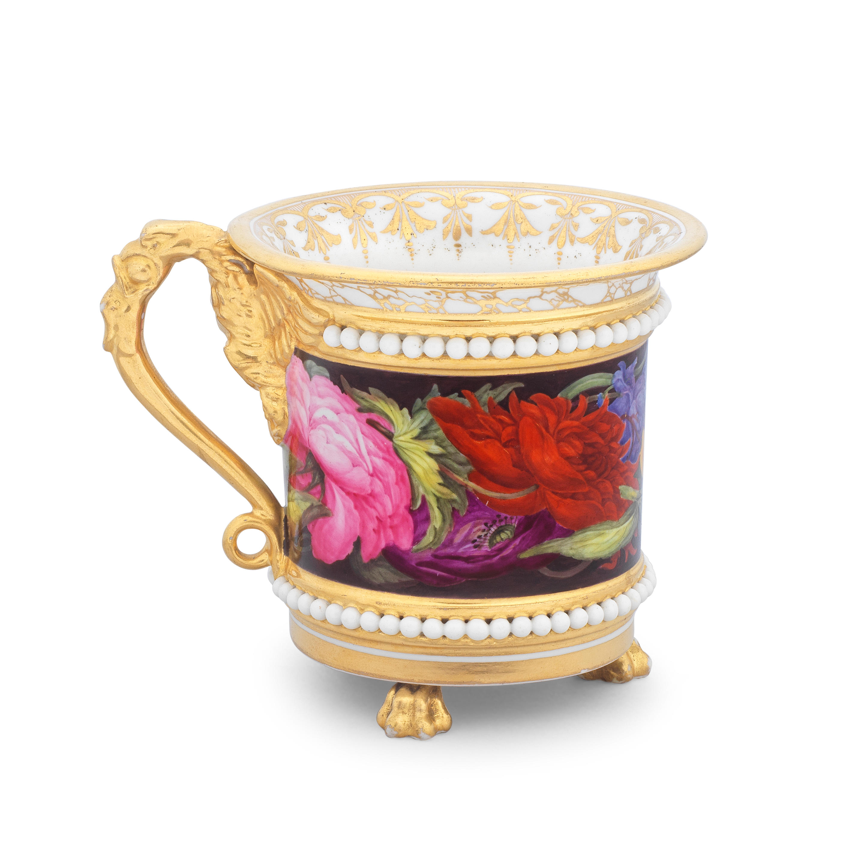 A BARR FLIGHT AND BARR WORCESTER CABINET CUP ATTRIBUTED TO