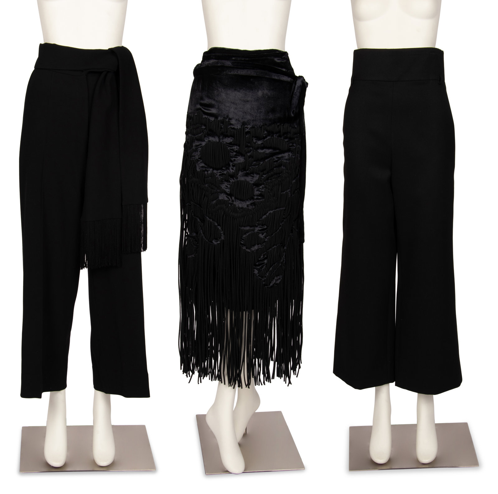 Three Yves Saint Laurent Rive Gauche Items Two Pants amp