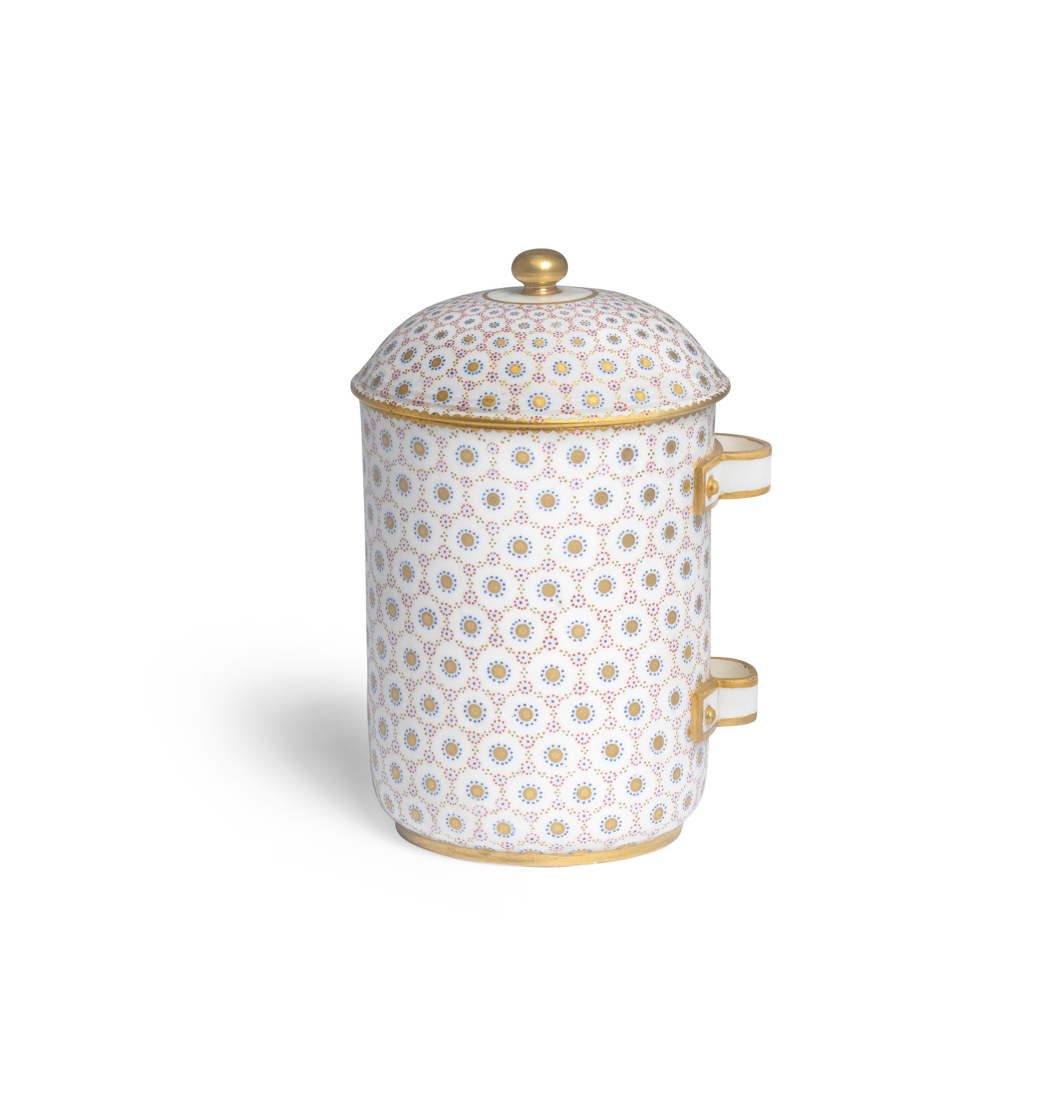 A S VRES TOBACCO JAR AND COVER POT TABAC CIRCA