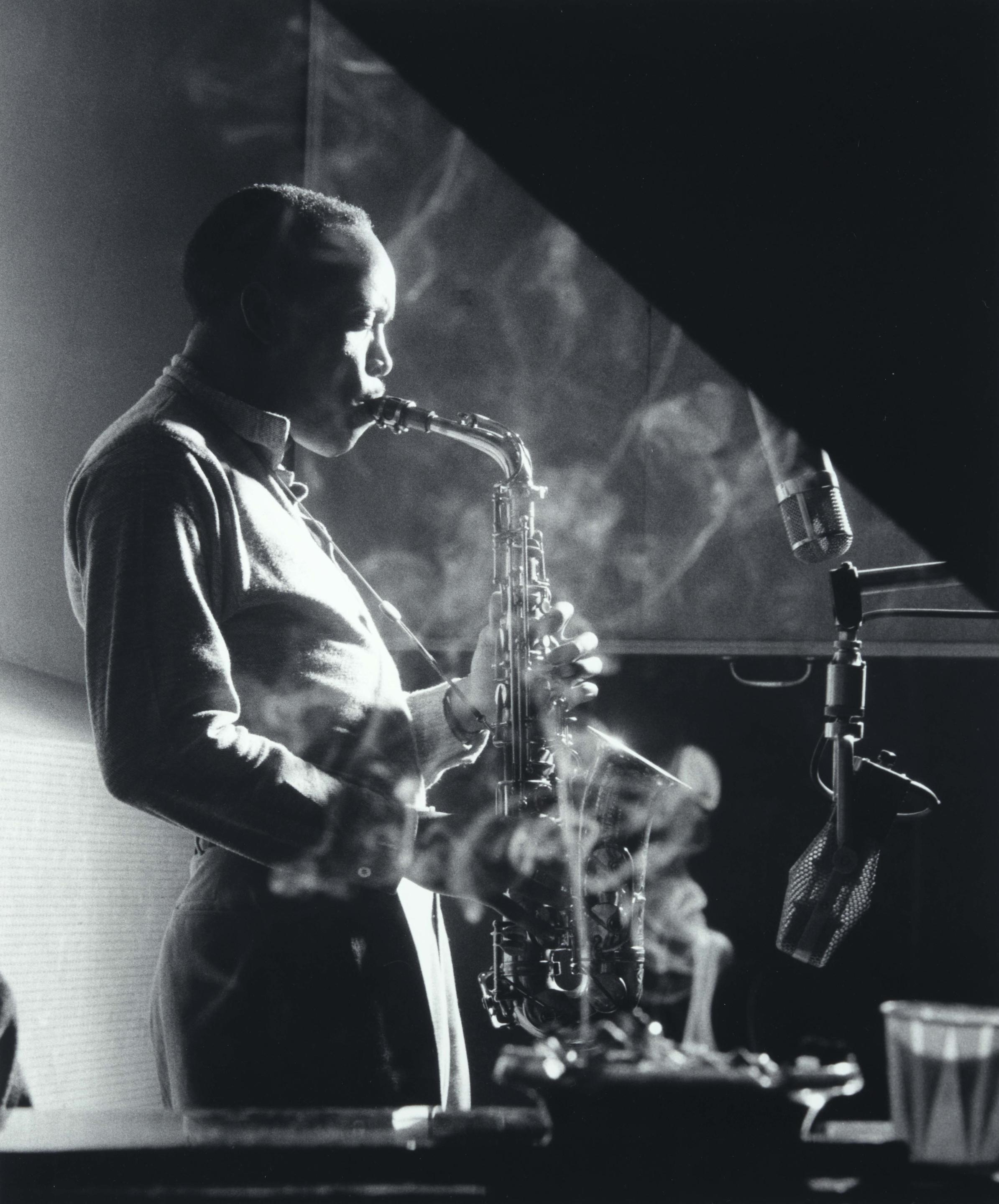 HERMAN LEONARD 1923 2010 Sonny Stitt NYC 1953 Gelatin silver