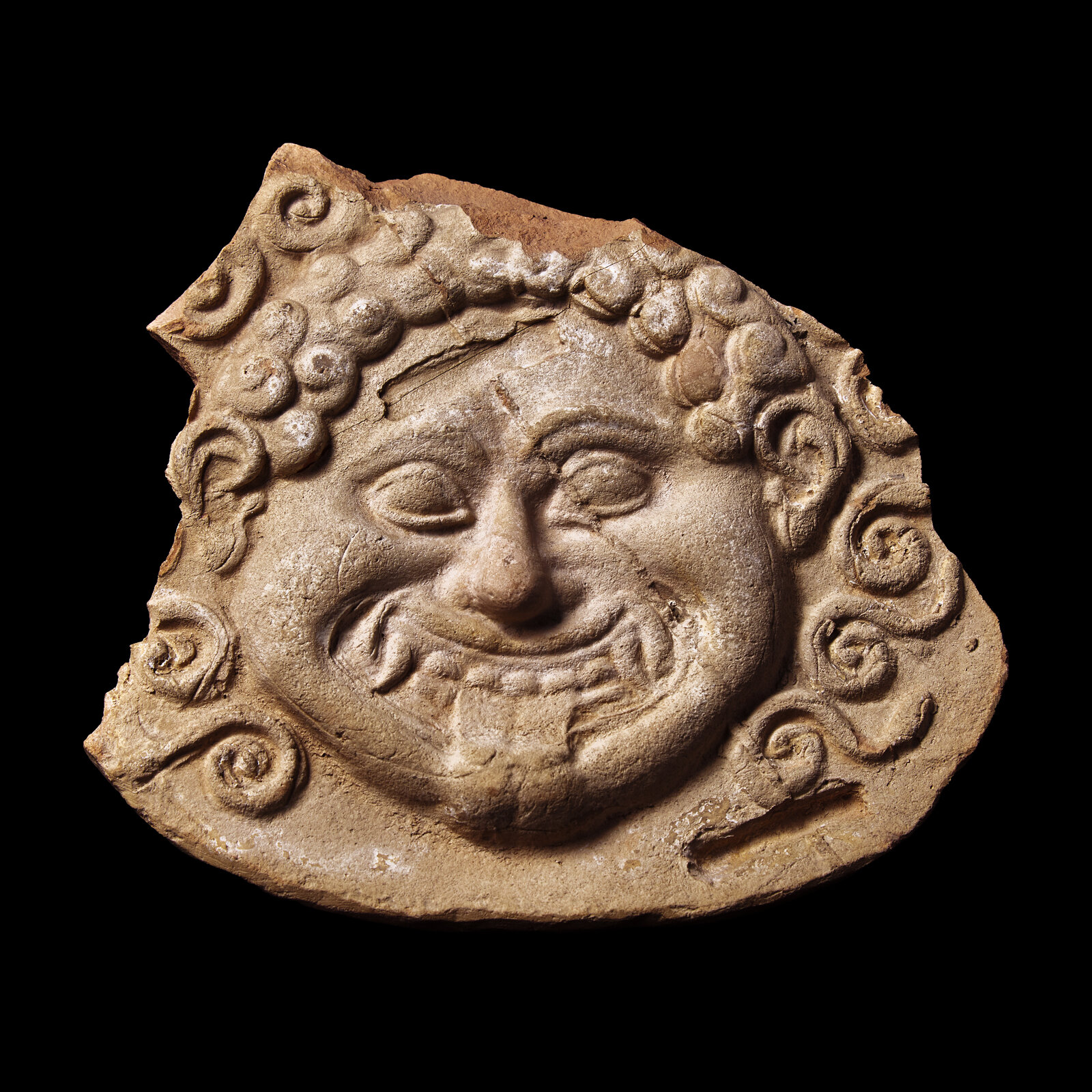 A Greek Terracotta Antefix Circa Late 5th Century B C