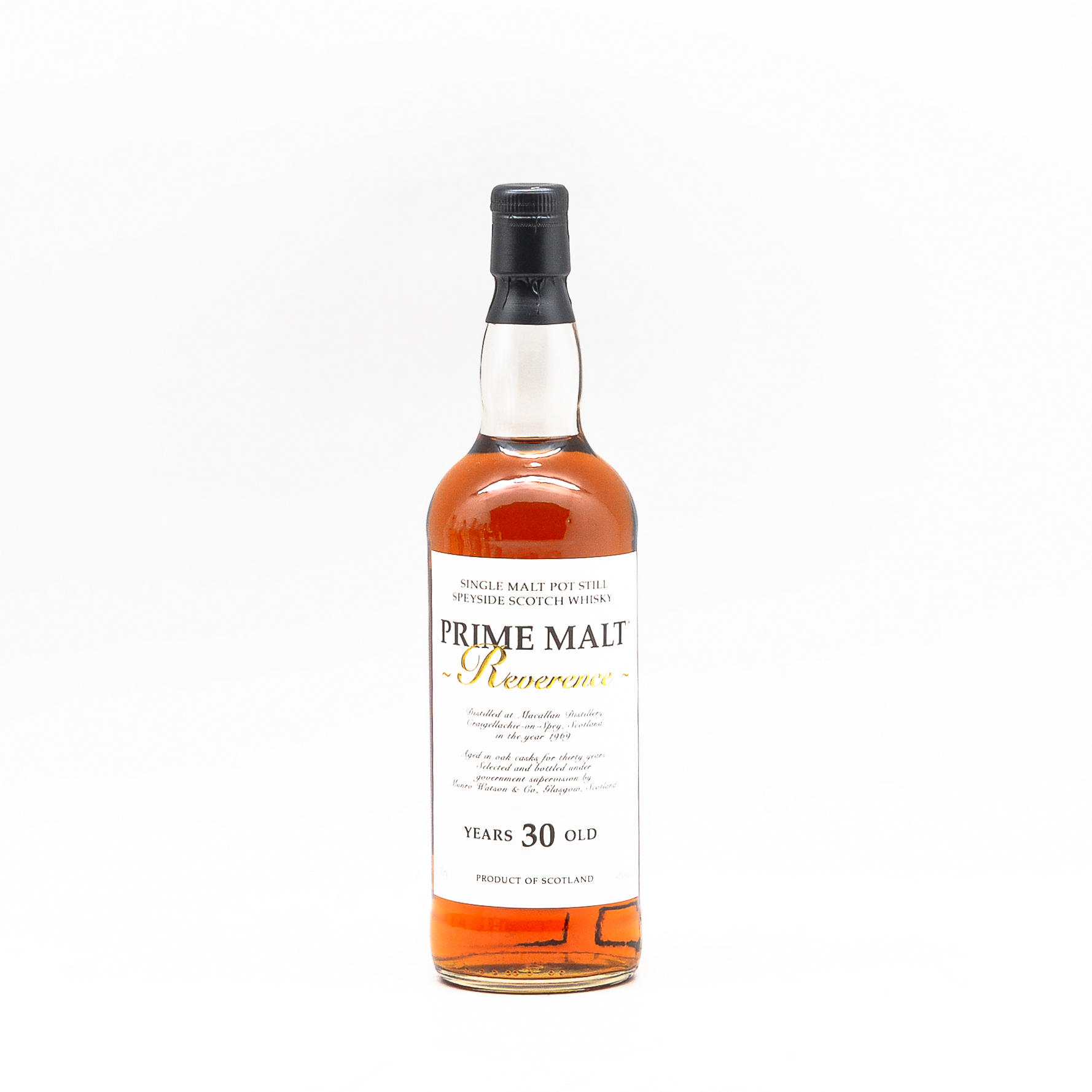 MACALLAN PRIME MALT REVERENCE 30 YEARS OLD 1969 1 750ML
