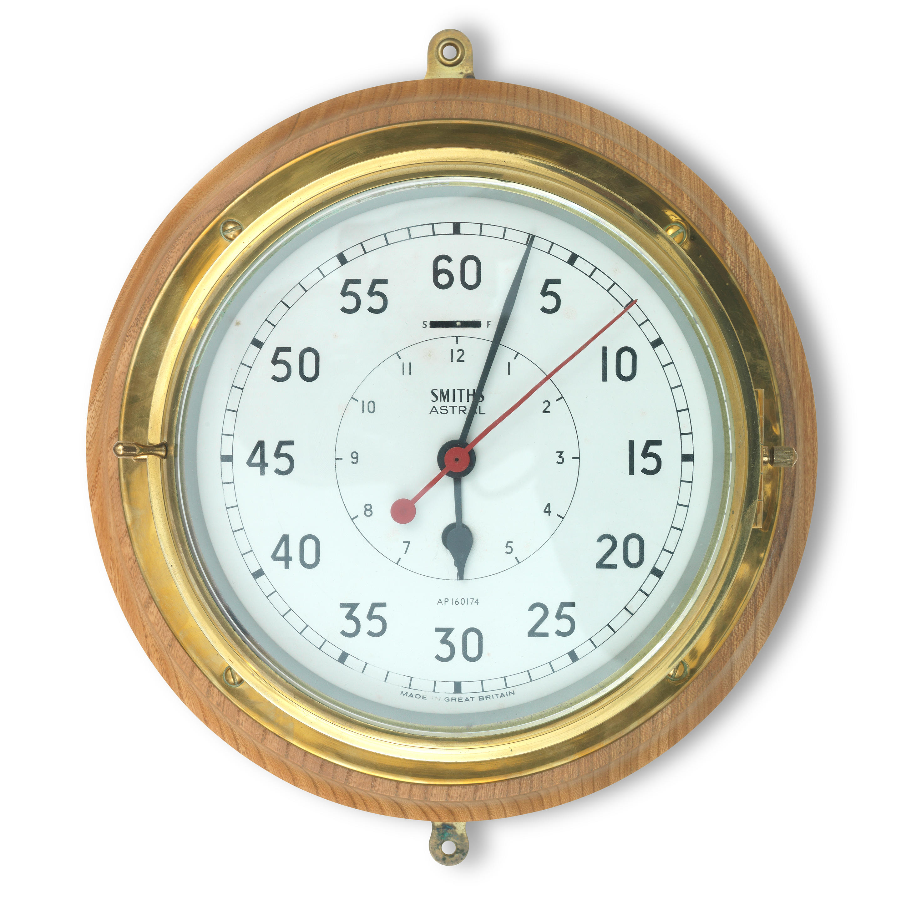 A 20TH CENTURY SHIP S BULKHEAD MILITARY ISSUE CLOCK Smith