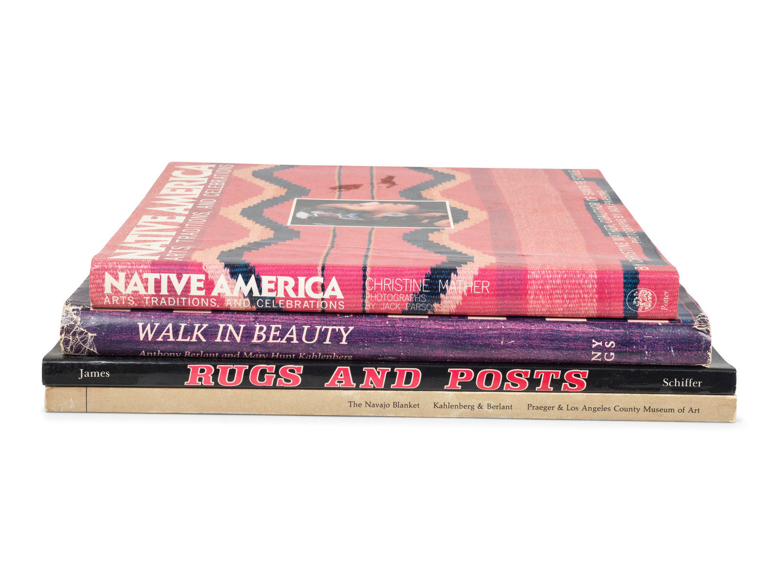 SOUTHWEST Books on Southwestern Textiles lot of 9 includes Berlant