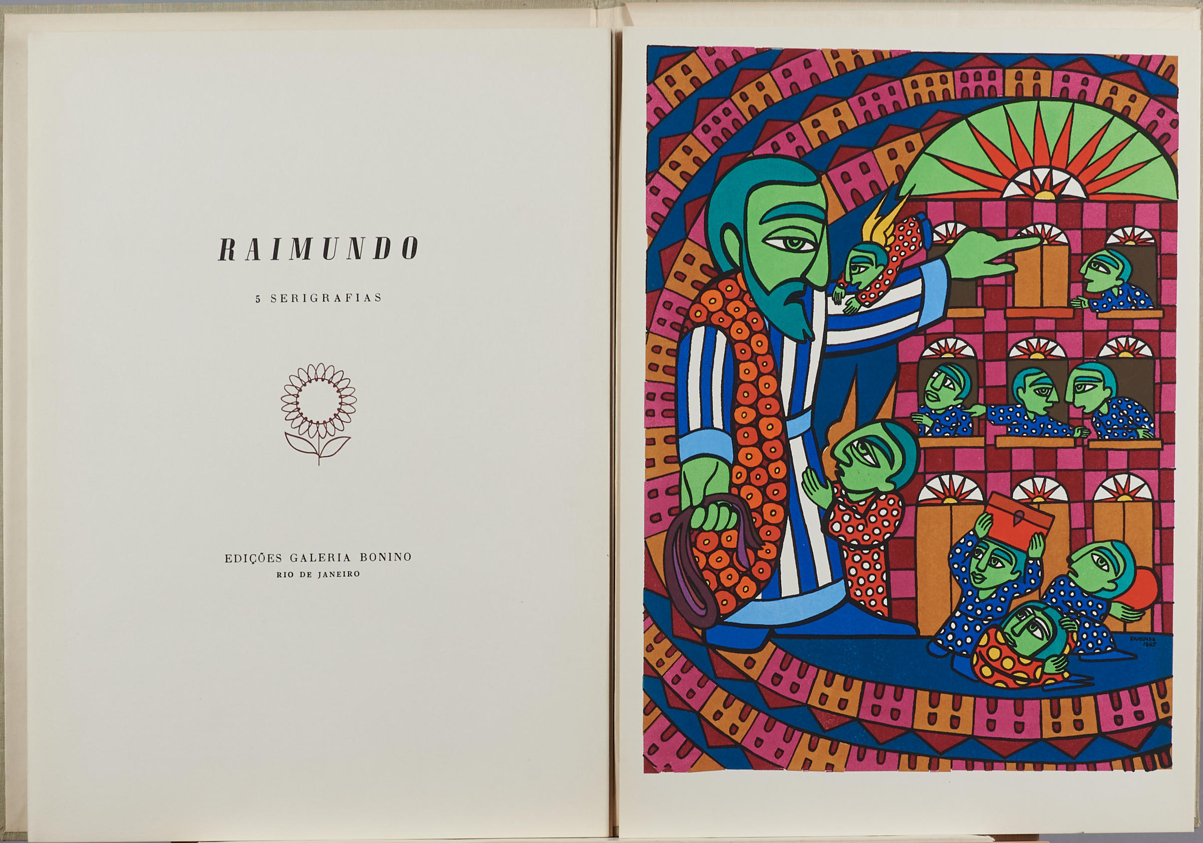RAIMUNDO DE OLIVEIRA BRAZILIAN 1930 1966 Raimundo 5 Serigrafias published
