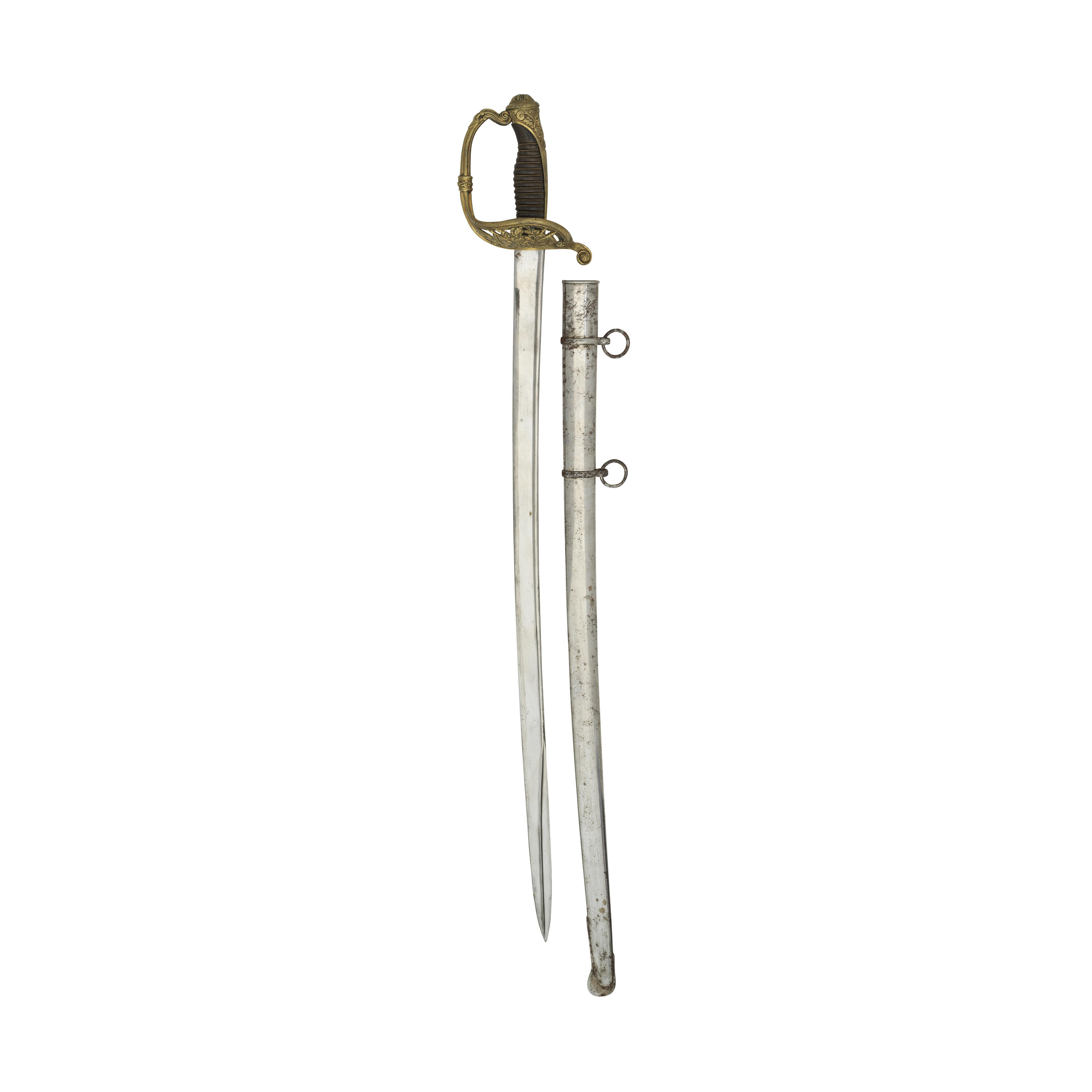 A FRENCH SECOND EMPIRE CHASSEUR DU VINCENNES OFFICER S SWORD