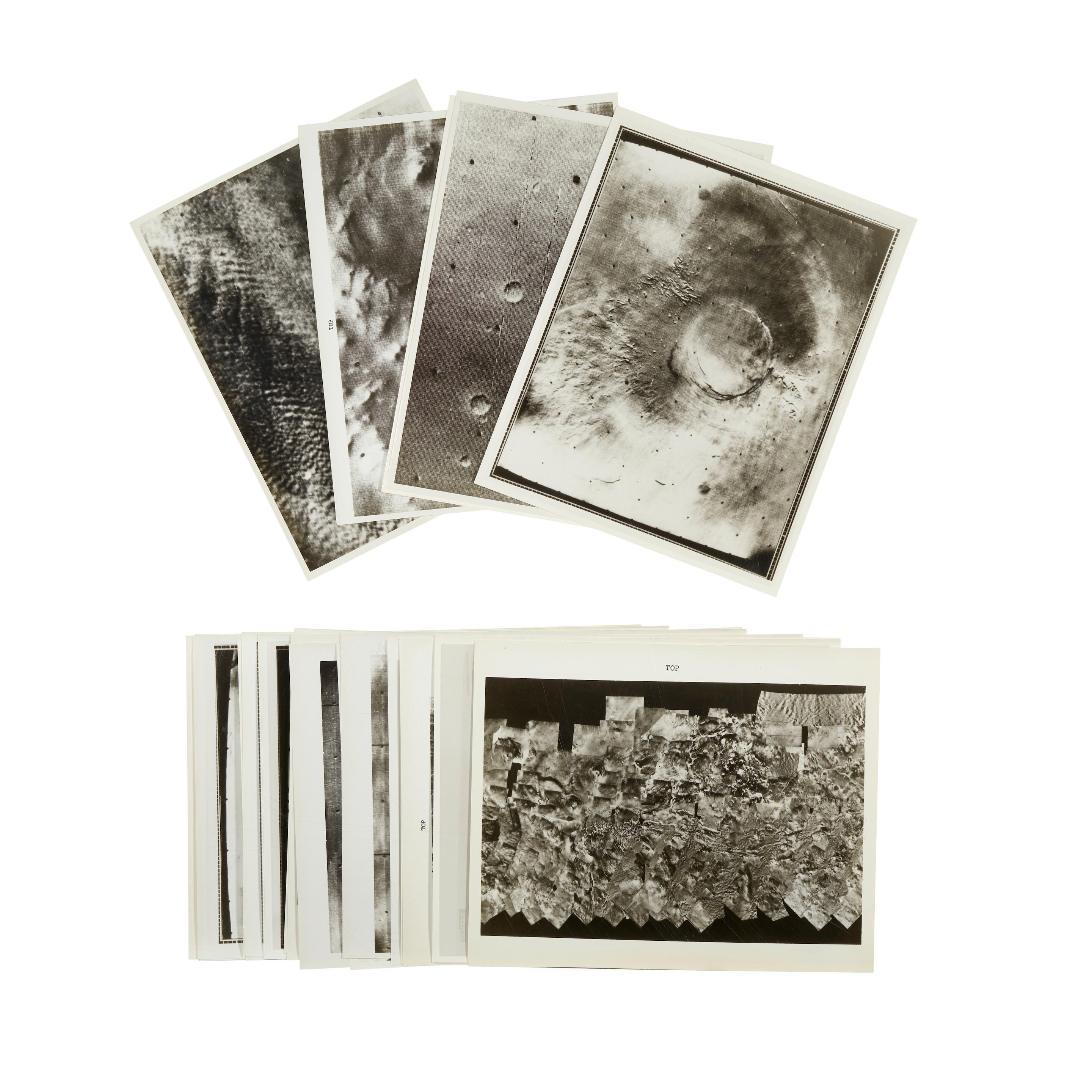 MARINER 9 EARLY PHOTOGRAPHS OF MARS 28 silver gelatin print