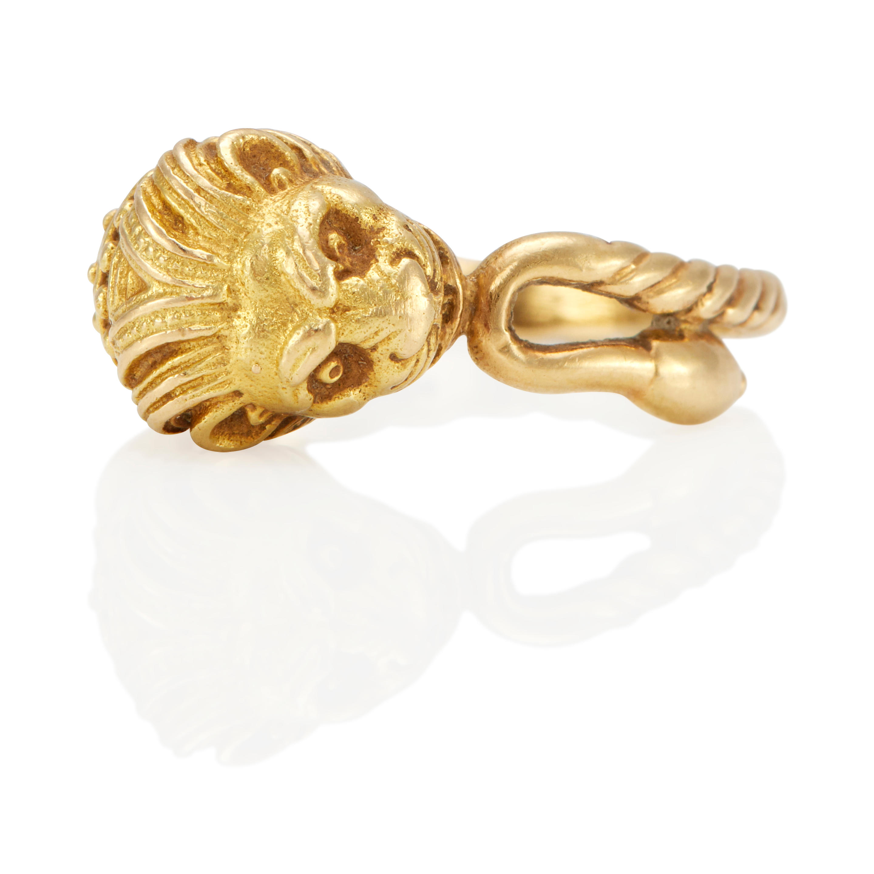 LALAOUNIS AN 18K GOLD RING 18k yellow gold With maker