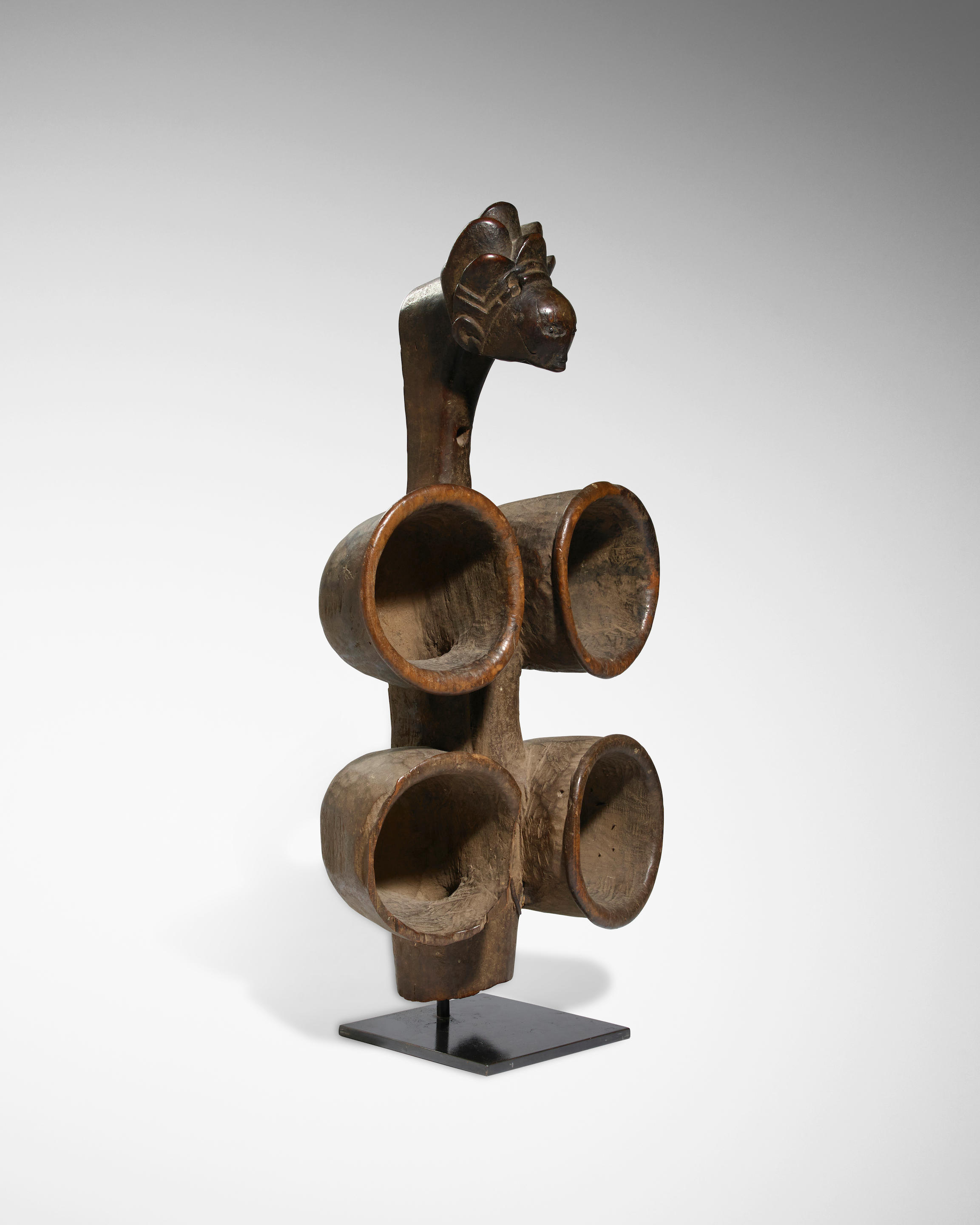 RARE KUSU BELLOWS DEMOCRATIC REPUBLIC OF THE CONGO Wood Height