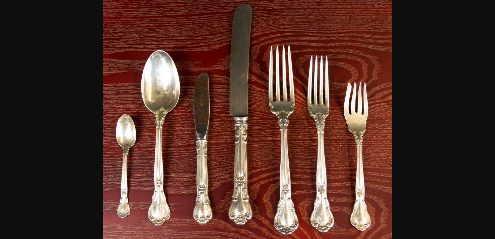 STERLING SILVER FLATWARE SET