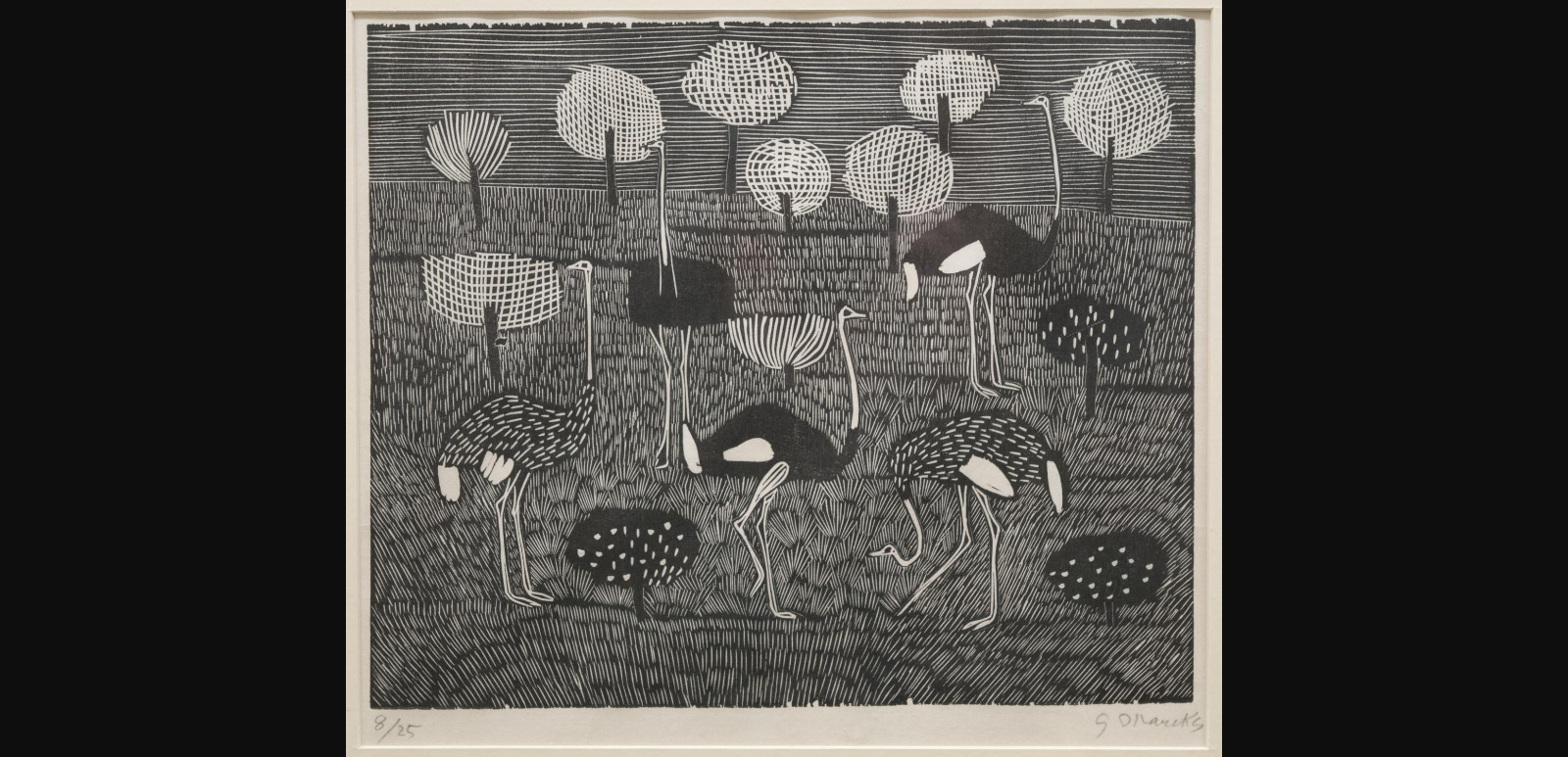 GERHARD MARCKS WOODCUT